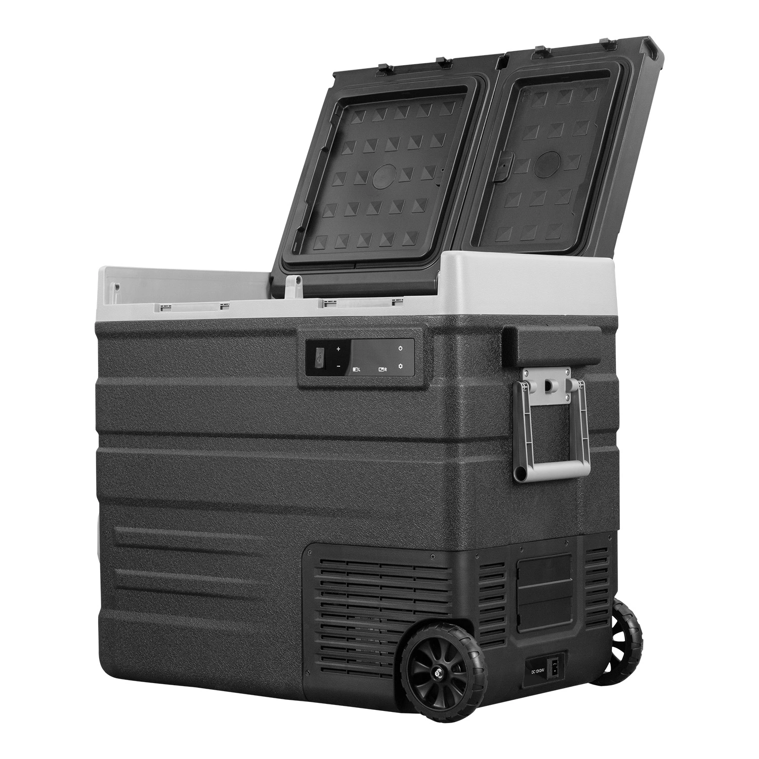 Steamy-E SECUD65 Glacière électrique à compresseur à double zone sur roulettes - 57 L-image