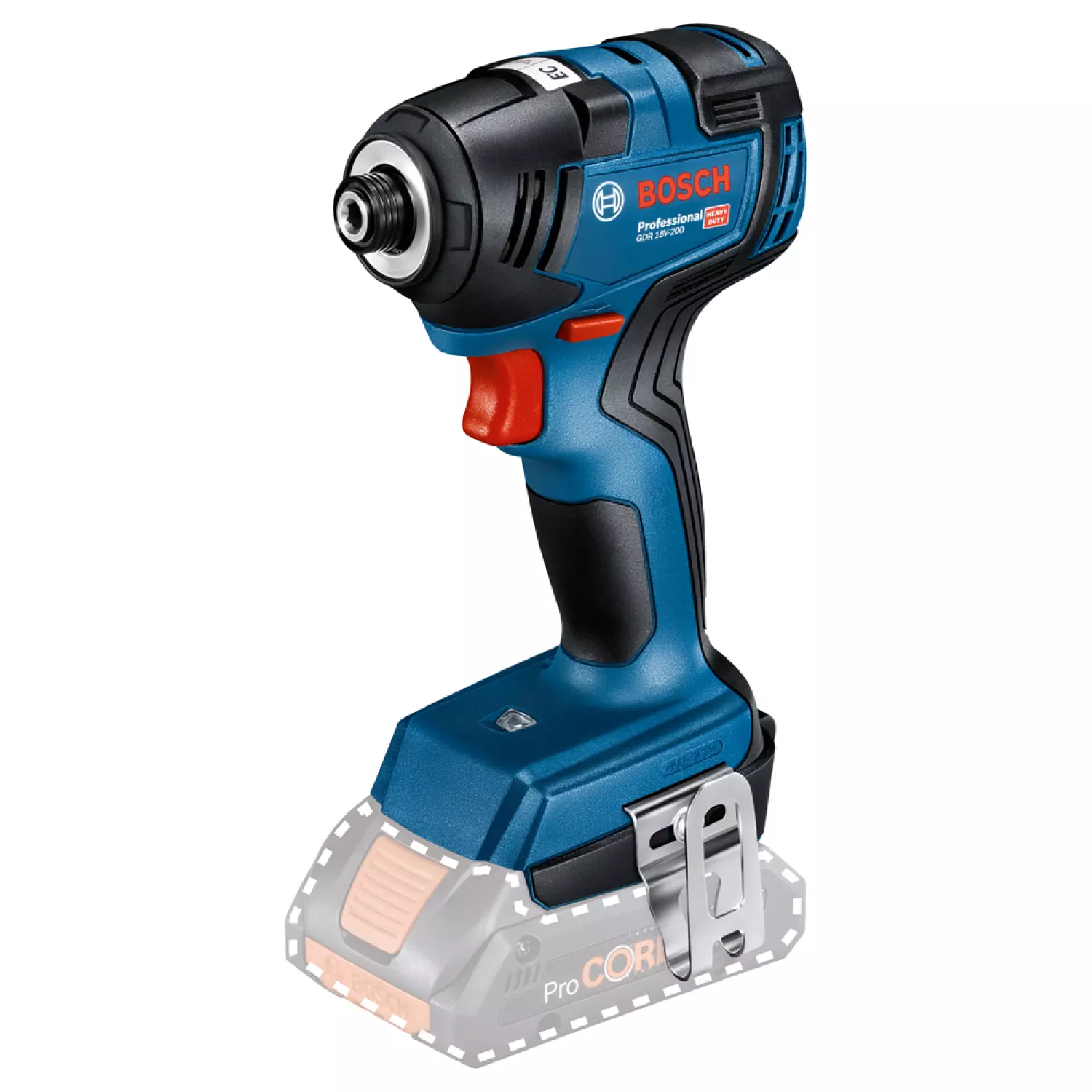 Bosch GDR 18V-200 Slagschroevendraaier set in L-Boxx - 18V Li-Ion accu  (2x 4,0Ah) - 200Nm - koolborstelloos-image