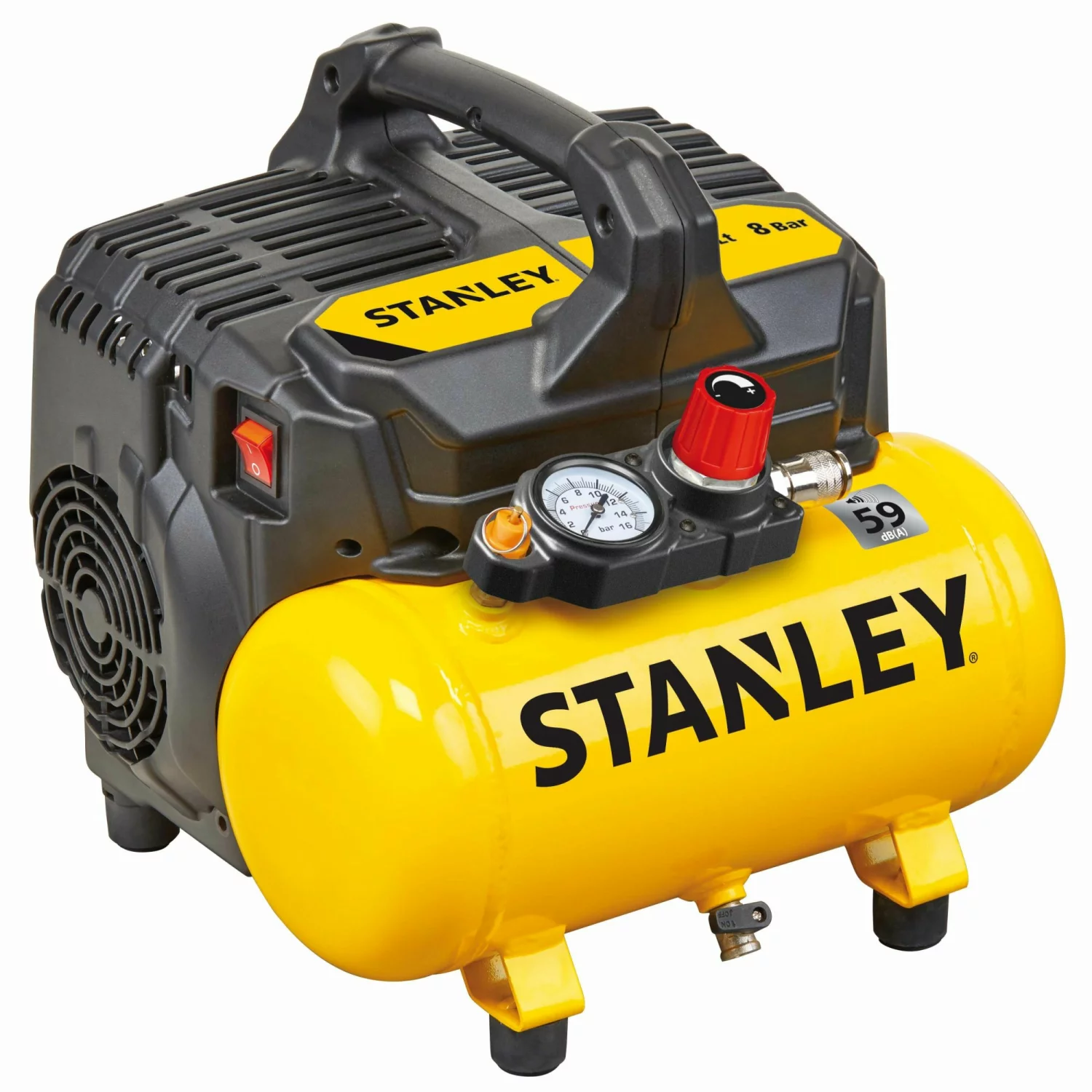 Stanley B2BE104STN703 Compressor - Olievrij - 8bar - 750W-image