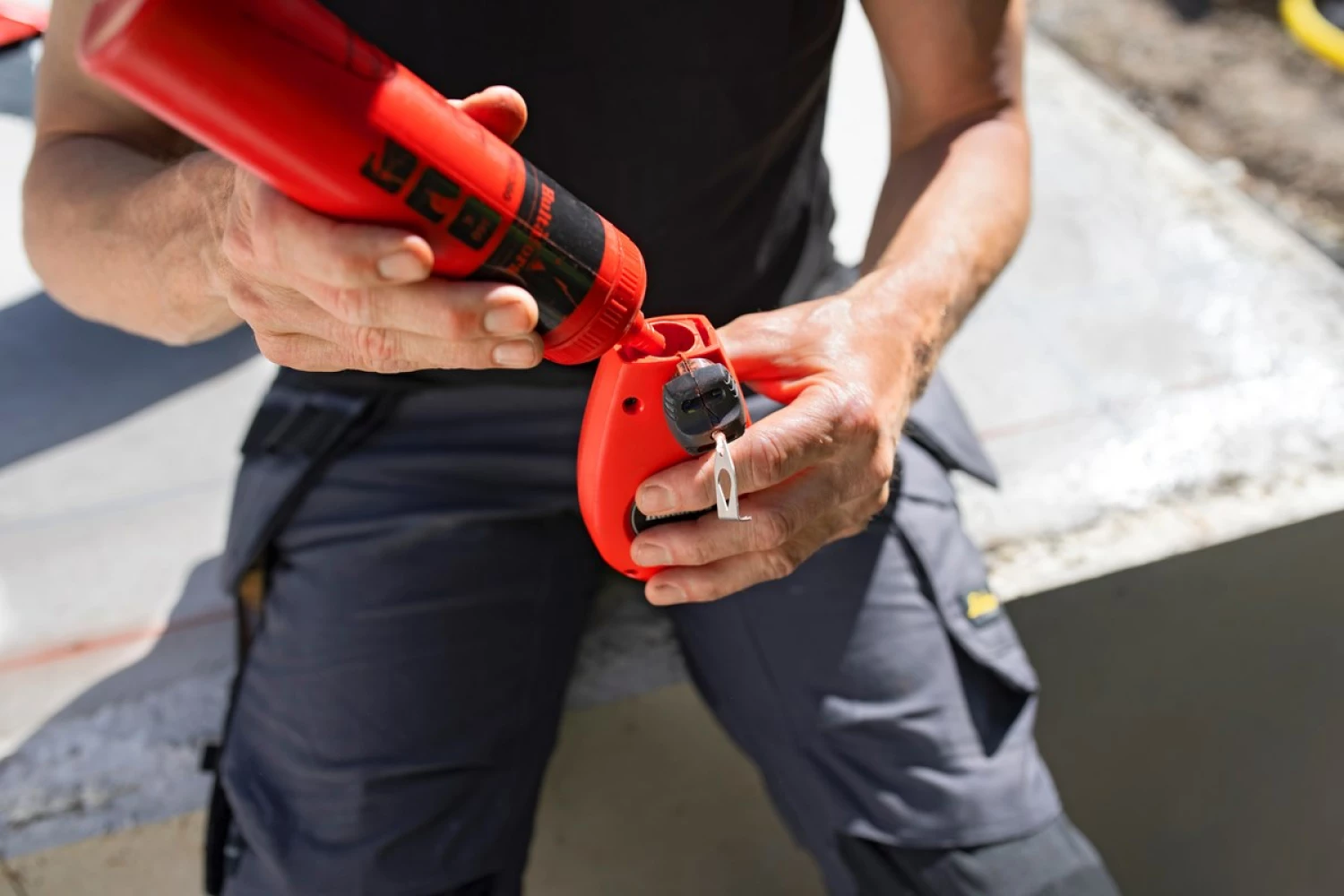 Hultafors 652423 Red 100 Slaglijnkrijt - Rood - 100gr-image