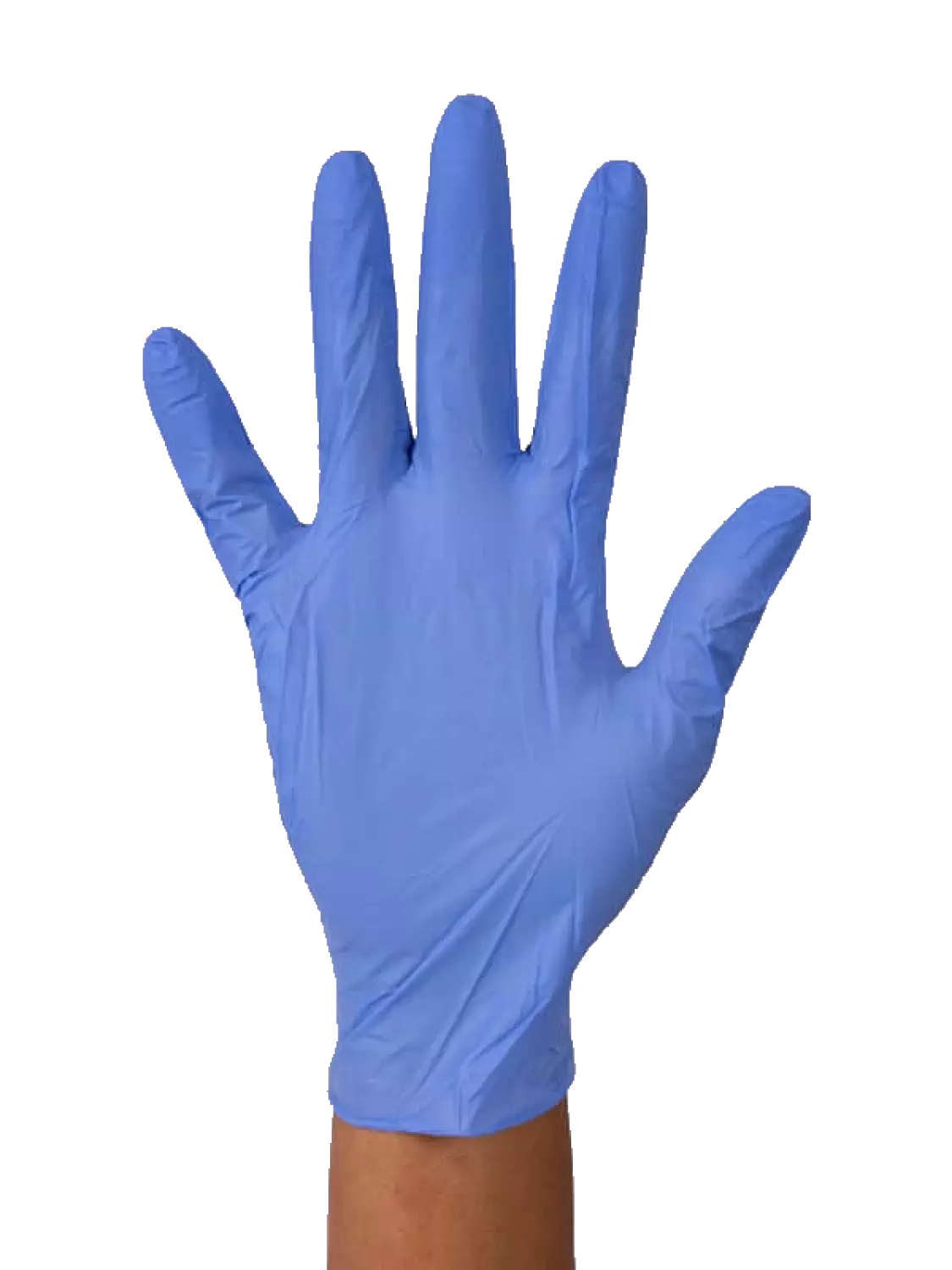 Aurelia 100-252-007 Gants de travail Transform 100pcs - Nitrile - Sans poudre - Bleu - Taille 8/M-image