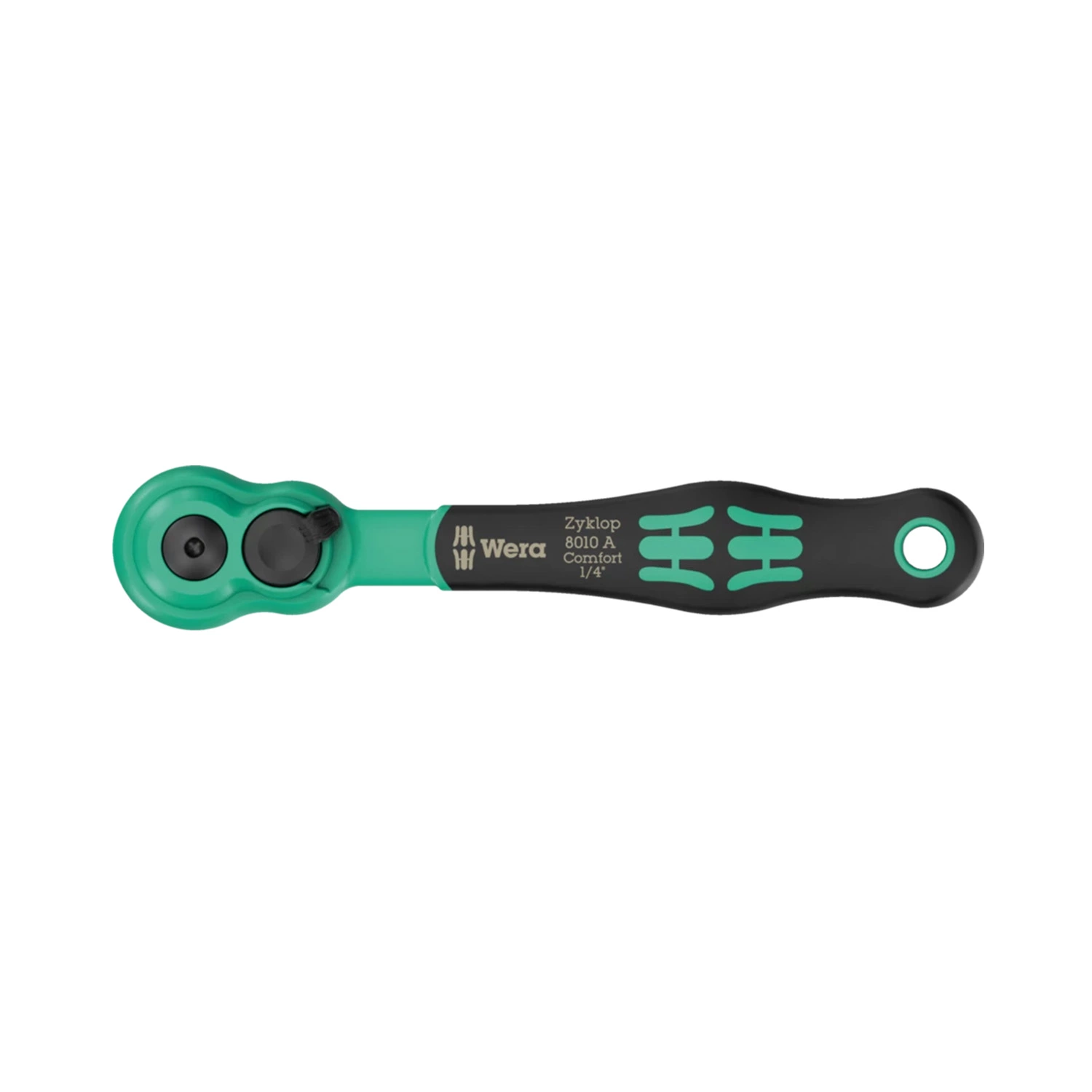 Wera 05005600001 8010 A Zyklop Comfort Ratel - 1/4" - 144mm - Omschakelpal-image
