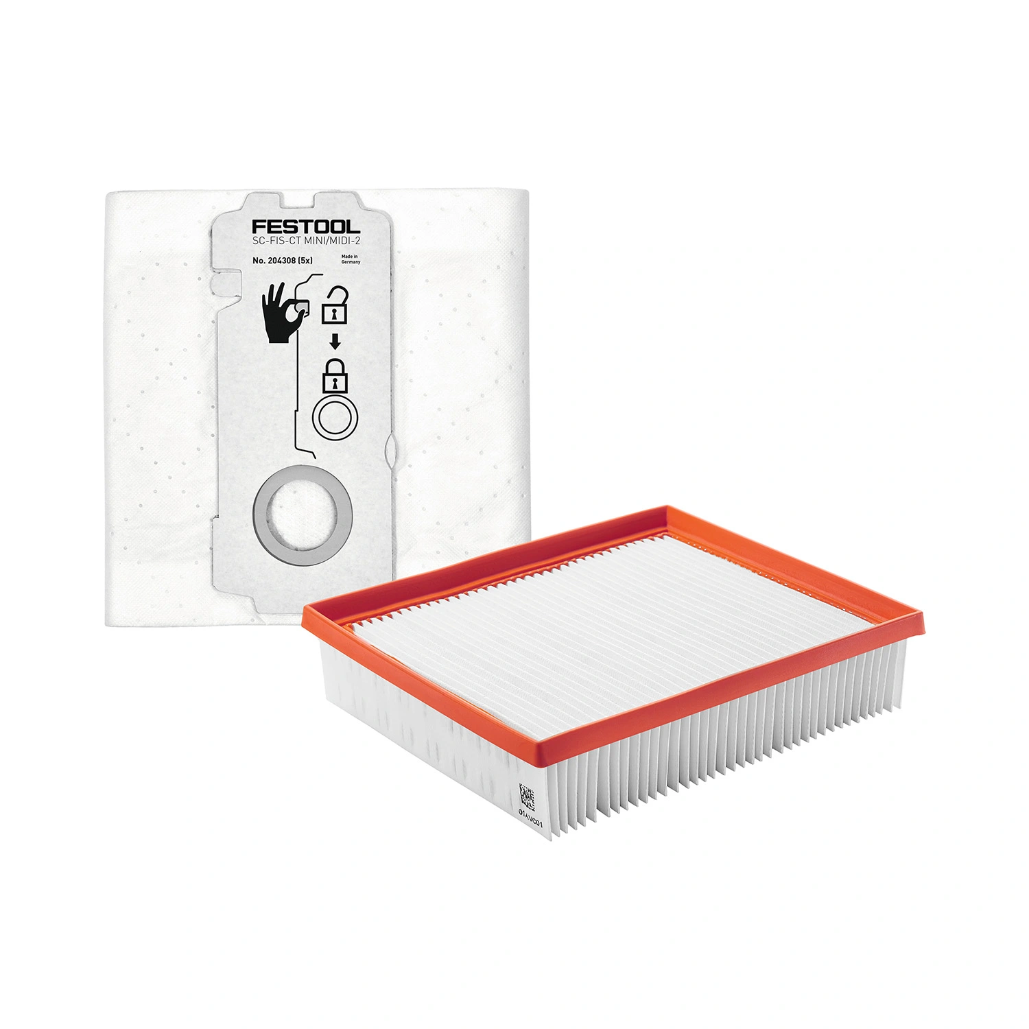 Festool 203759 Hoofdfilter voor stofzuigers CT 26/36/48