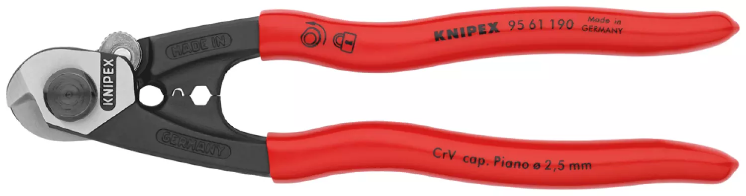 Knipex 95 61 190 - Coupe-câbles forgé-image