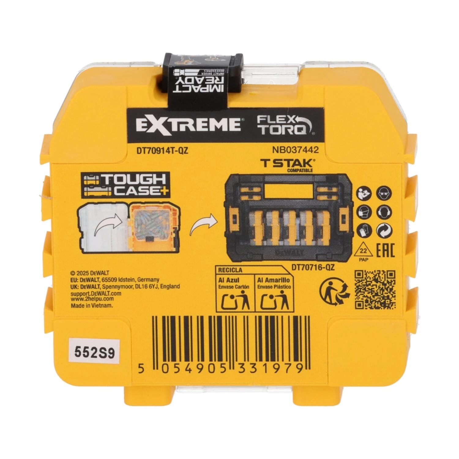 DeWALT DT70914T-QZ Flextorq schroefbits PZ2 - 15st-image