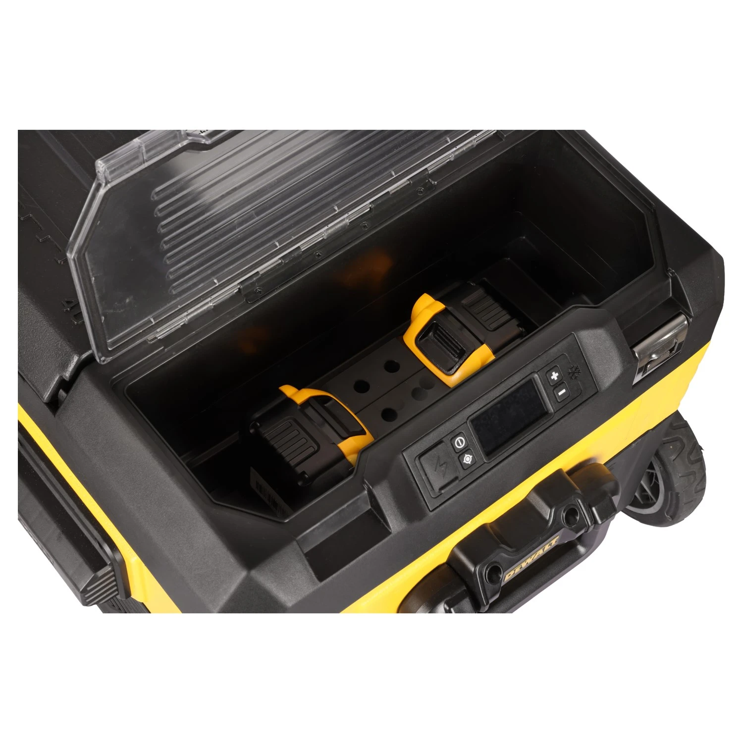 DeWALT DXCB300E Glacière électrique à deux zones sur roulettes - 30 L