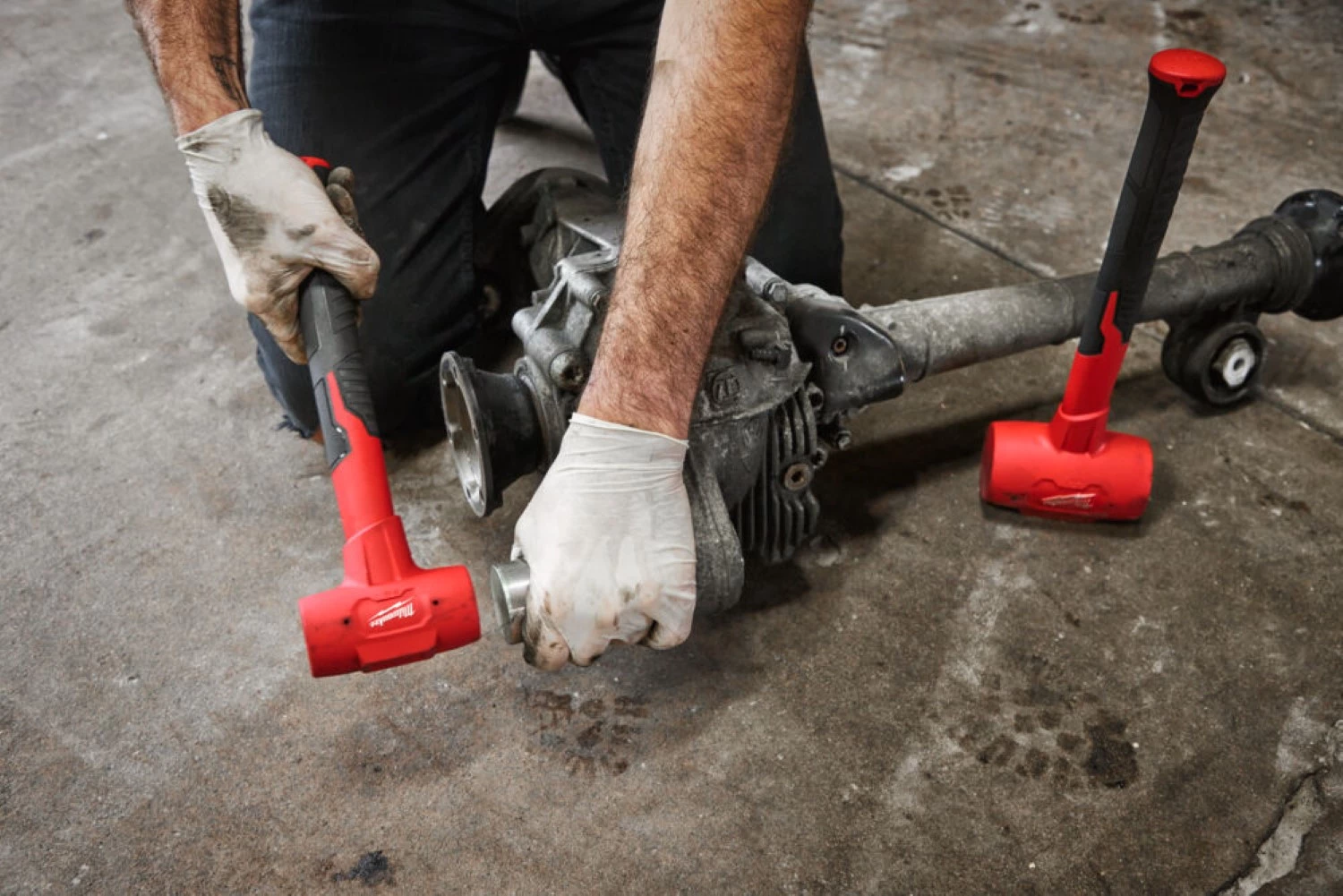 Milwaukee 4932492350 Terugslagvrije hamer - fiberglas handgreep - 790 gram-image