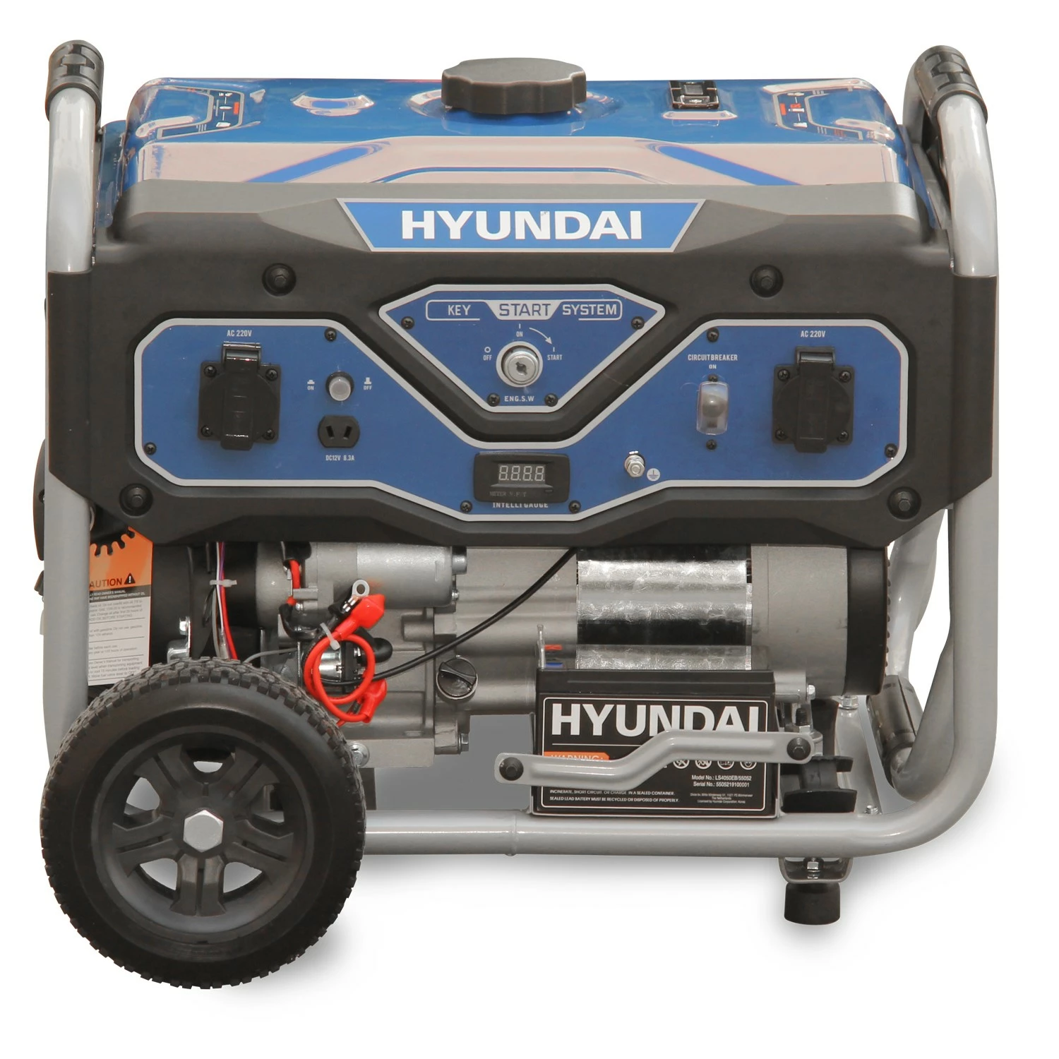 Hyundai LS4050EB Benzine generator met elektrische start - OHV motor - 3000W-image