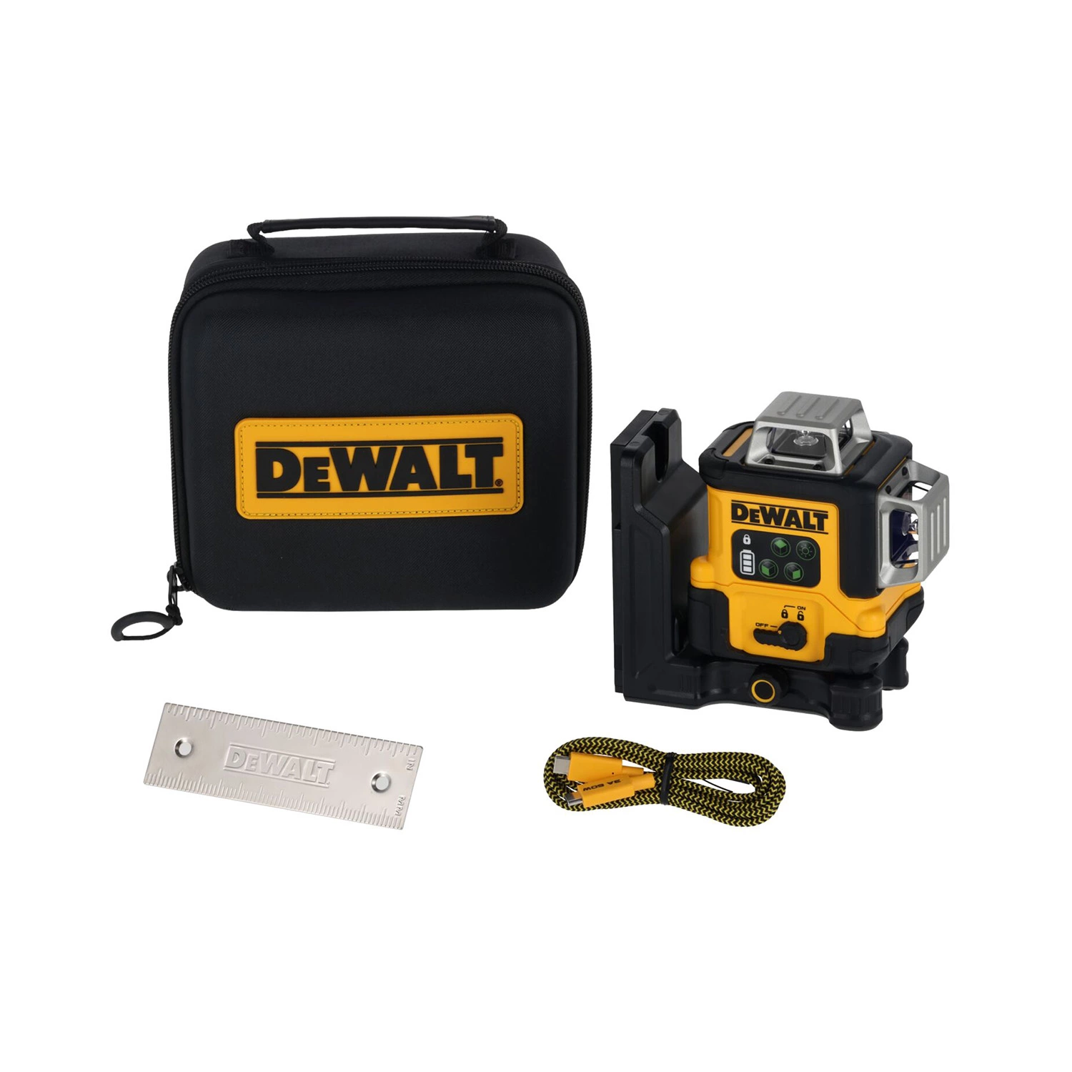DeWALT DCLE14361GB-XJ Kruislijnlaser in tas - 3x 360° - groen - 50m - IP54-image