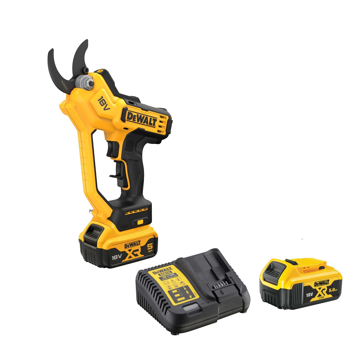 DeWALT DCMPP568D1 Kit sécateur sans fil Li-ion 18 V (1 batterie 5,0 Ah)-image