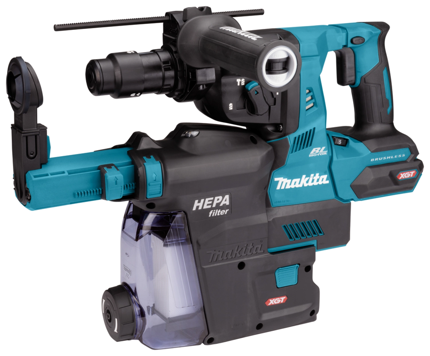 Makita HR004GZ02 XGT 40V Max Li-Ion accu SDS-Plus combihamer body incl. stofafzuigsysteem - 2,9J - koolborstelloos-image