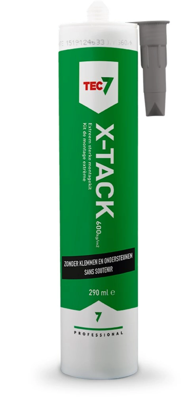 Tec7 534535000 - X-Tack gris - Tube  290 ml