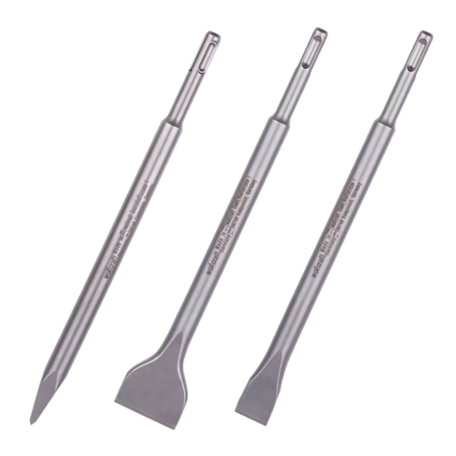 Wolfcraft 7914000 3-delige SDS-plus beitelset