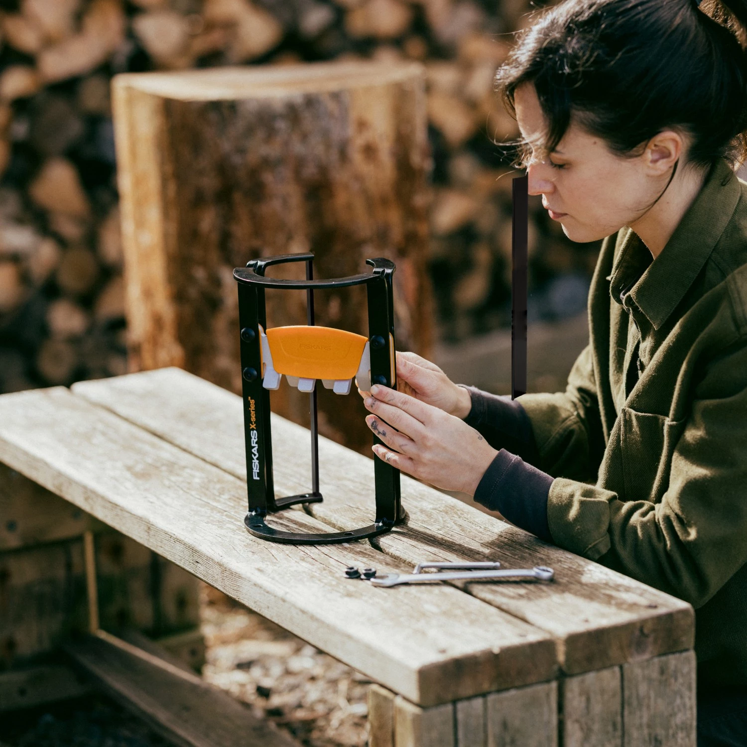 Fiskars 1079157 X-serie Houtklover - S-image