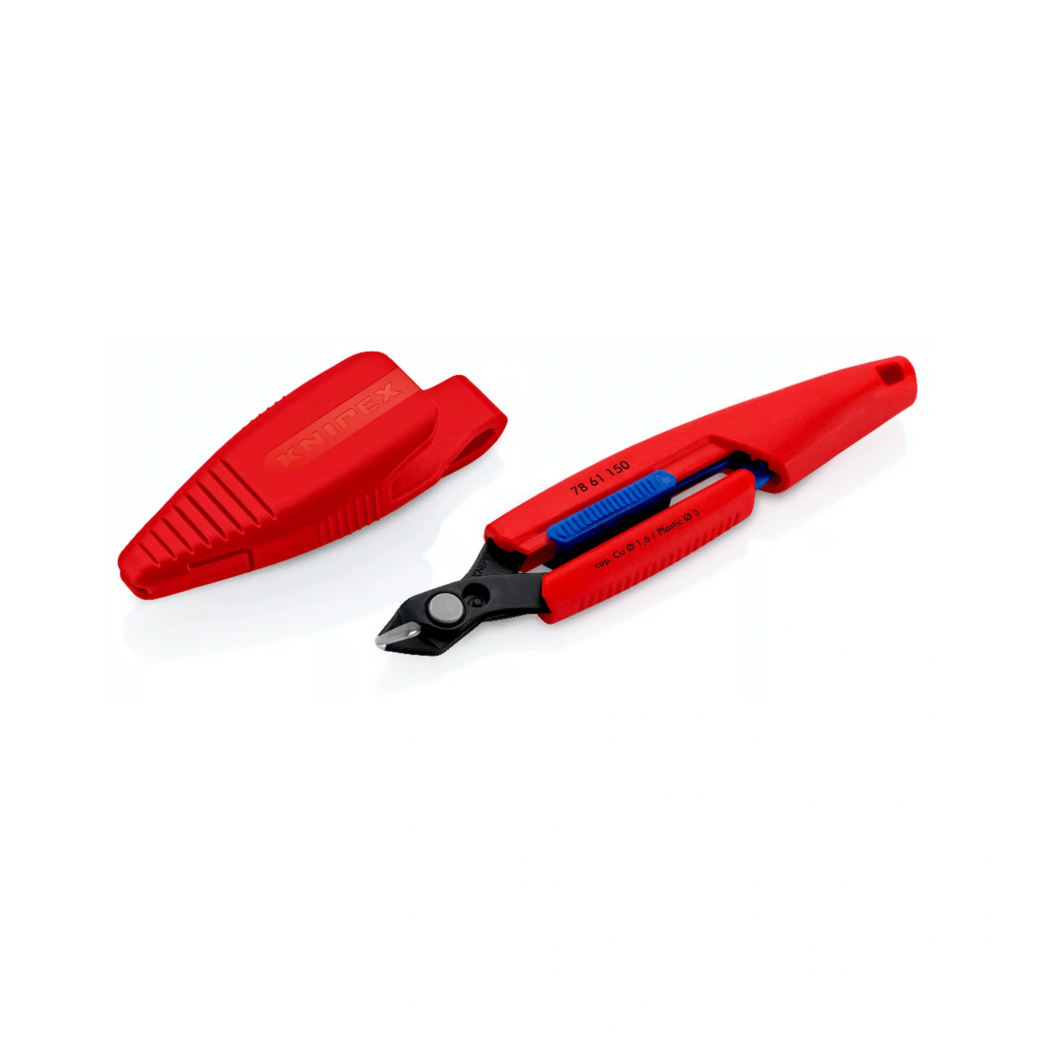Knipex 78 61 150 V01 Zijsnijtang Slim Knips - 158mm - incl. holster