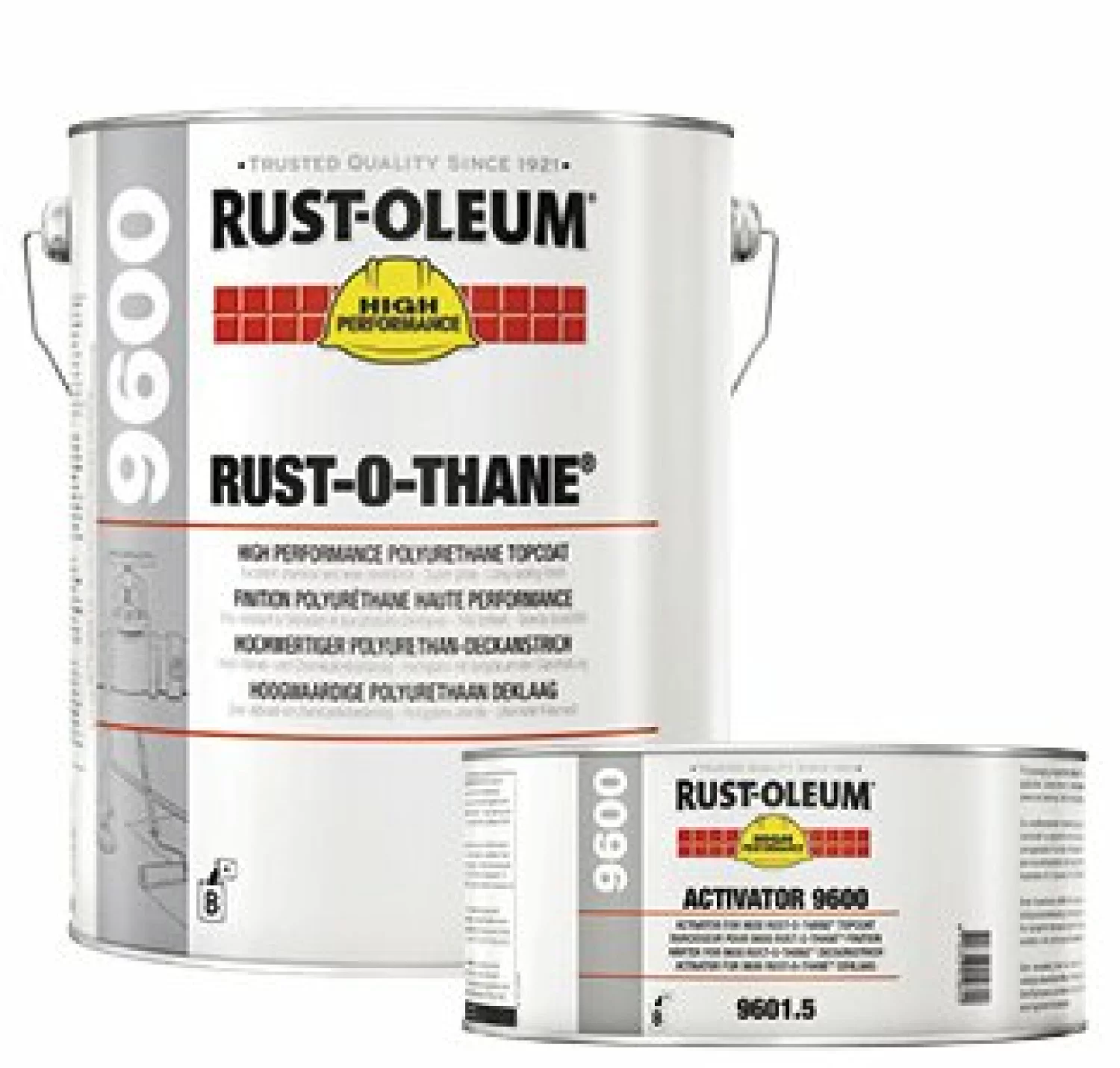 Rust-Oleum 9600 Rust-O-Thane - op kleur gemengd - 1L (Incl. Activator)-image