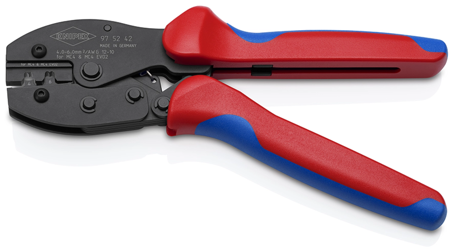 Knipex 97 52 42 Pince à sertir PreciForce pour connecteurs MC4/ MC4 EVO 2-image