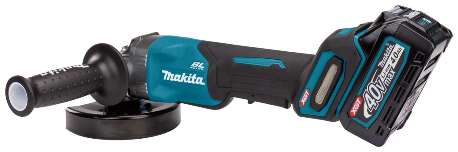 Makita GA016GM201 Meuleuse d'angle sans-fil - XGT 40V max Li-ion - 2 batteries 4,0 ah - Mbox - 125 mm - Brushless-image