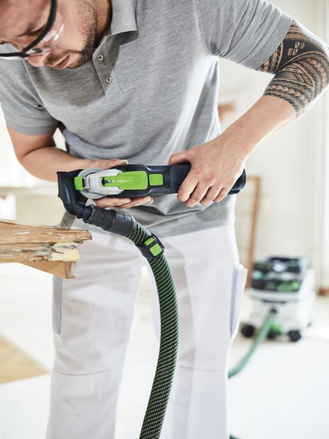 Festool OSC 18 E-Basic Vecturo 18V Li-ion Accu multitool in systainer - met 4.0Ah accu-image