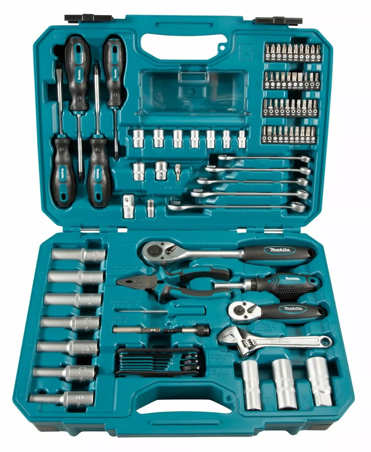 Makita E-08458 Jeu d'outils de 87 pièces dans une mallette-image