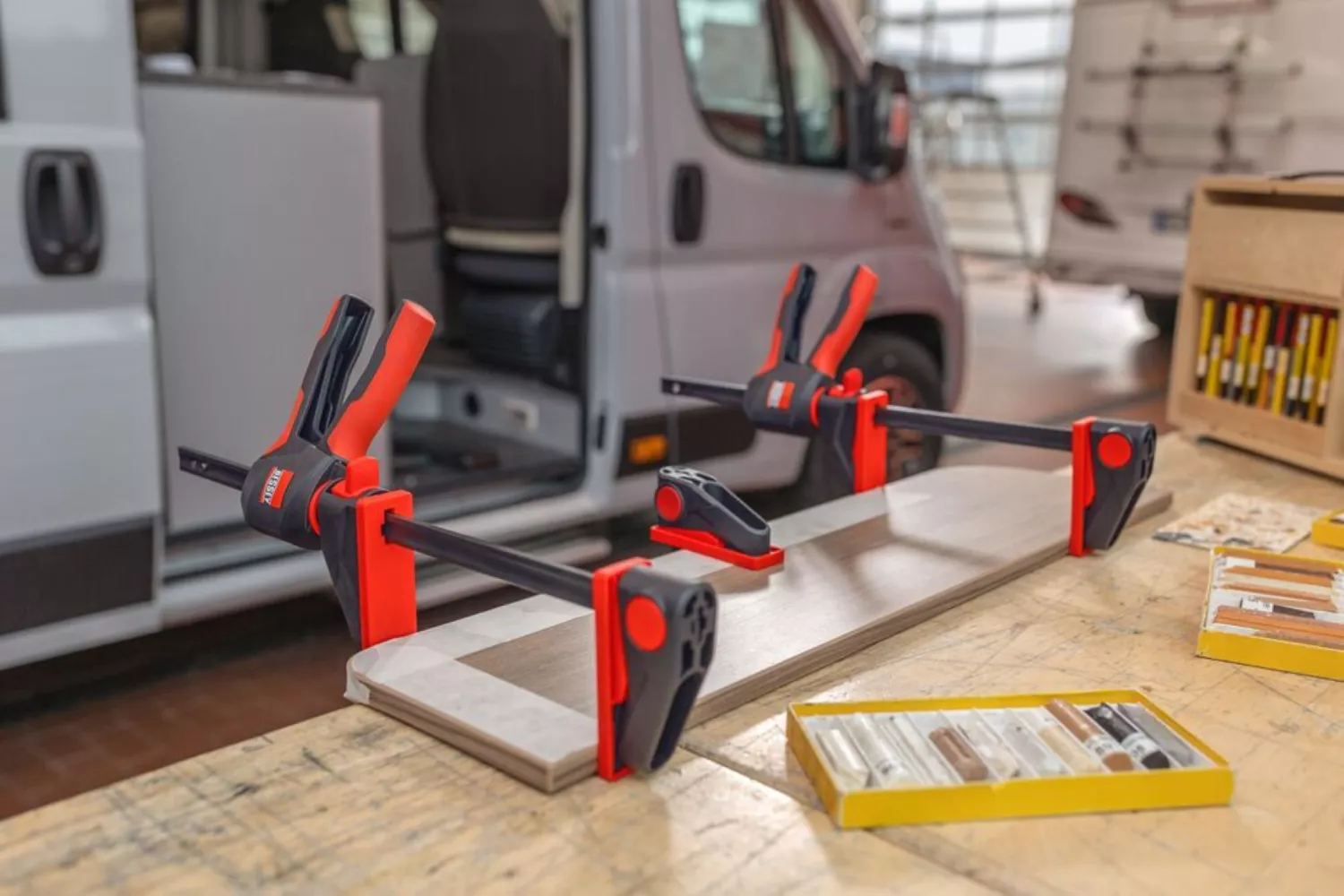 Bessey EZ360S-11SET Eenhands Bessey Lijmtangenset - 110 x 40mm-image