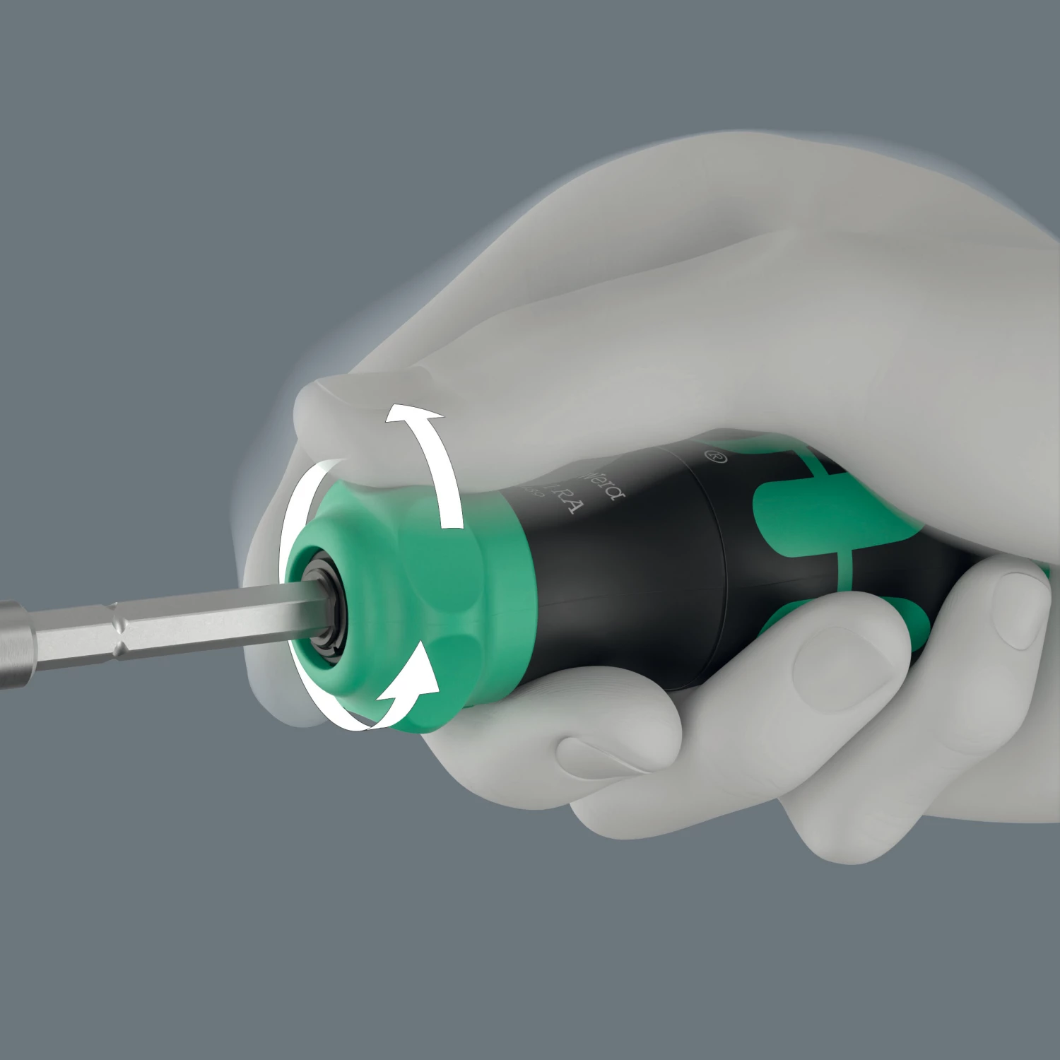 Wera 05051519001 Kraftform Kompakt 28 RA 1 Tournevis à embout interchangeable - 6 en 1 multi-embouts - avec fonction cliquet-image