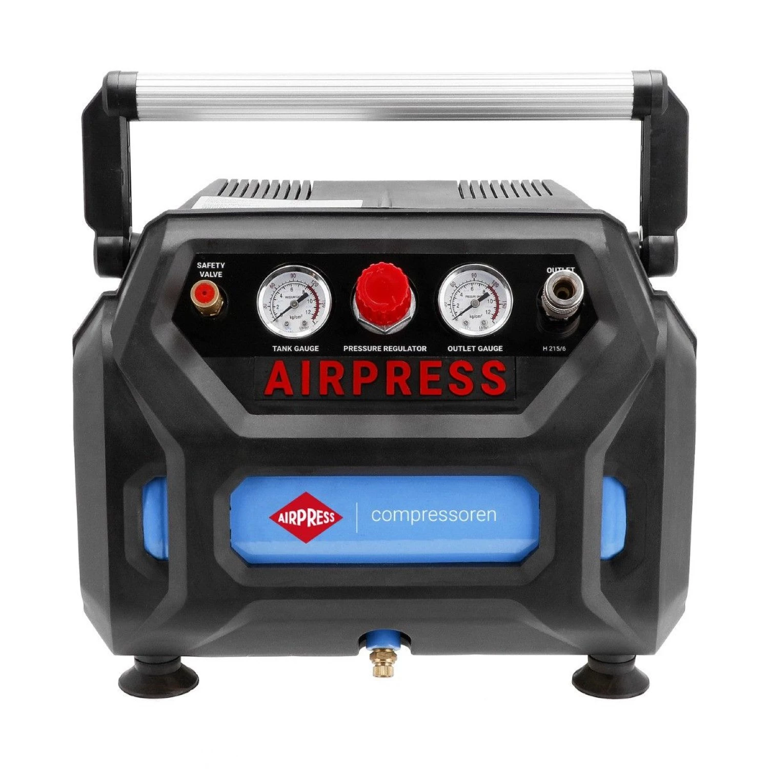 Airpress H 215-6 Compressor - Olievrij - 8bar - 92l/min - 6L-image
