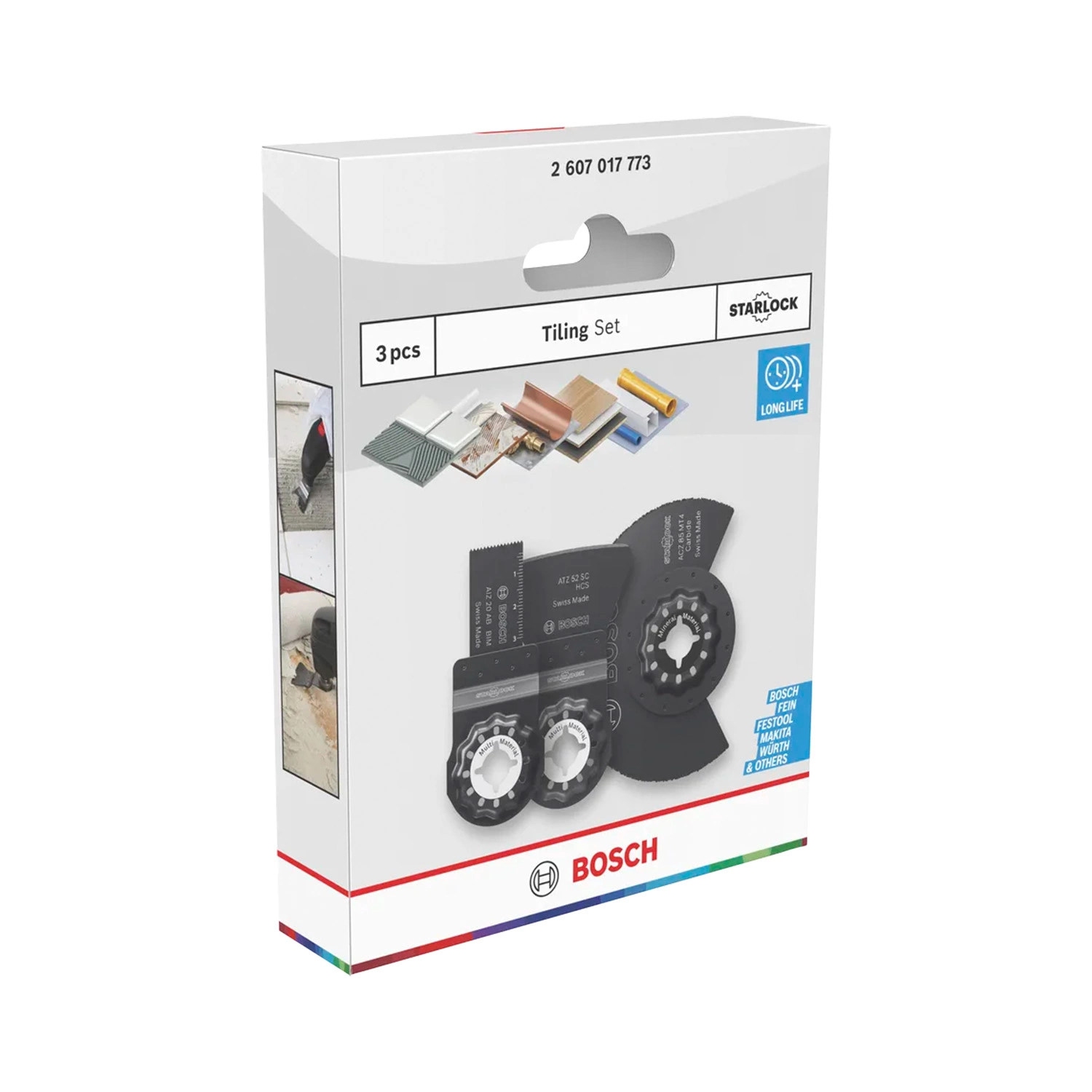 Bosch Tile 3 pièces Kit de lames de scie-image