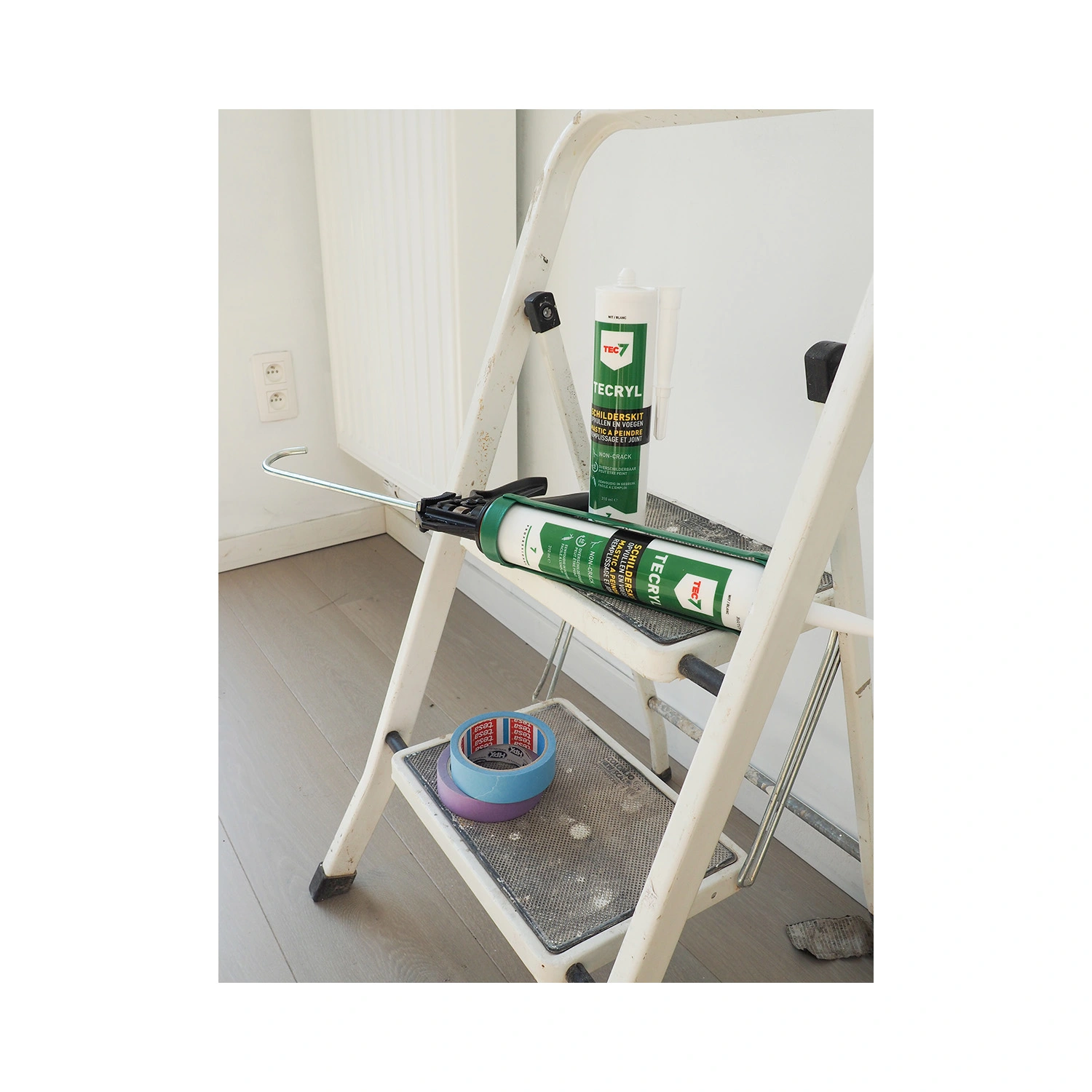 TEC7 Tecryl - Mastic de peinture - 310 ml - 12 pièces