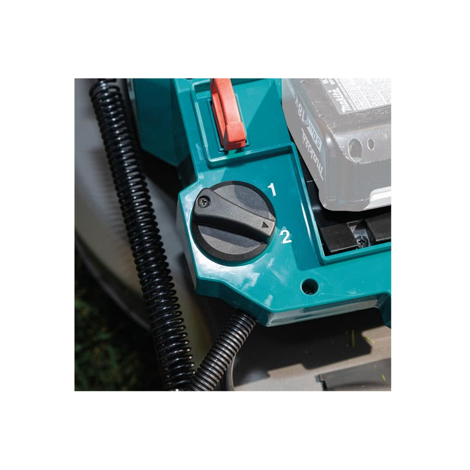 Makita DLM465Z (2X18V) Li-Ion Accu Grasmaaier body - 46cm - 60L - 1800 m²-image