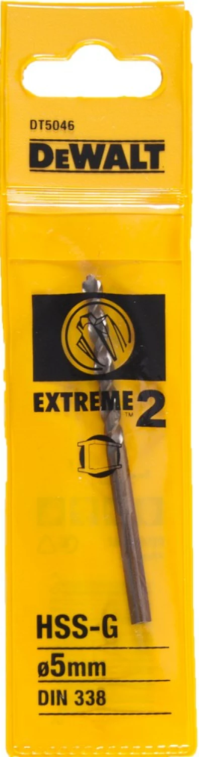 DeWALT DT5046 HSS-G metaalboor EXTREME 2™ - 5 x 86mm-image