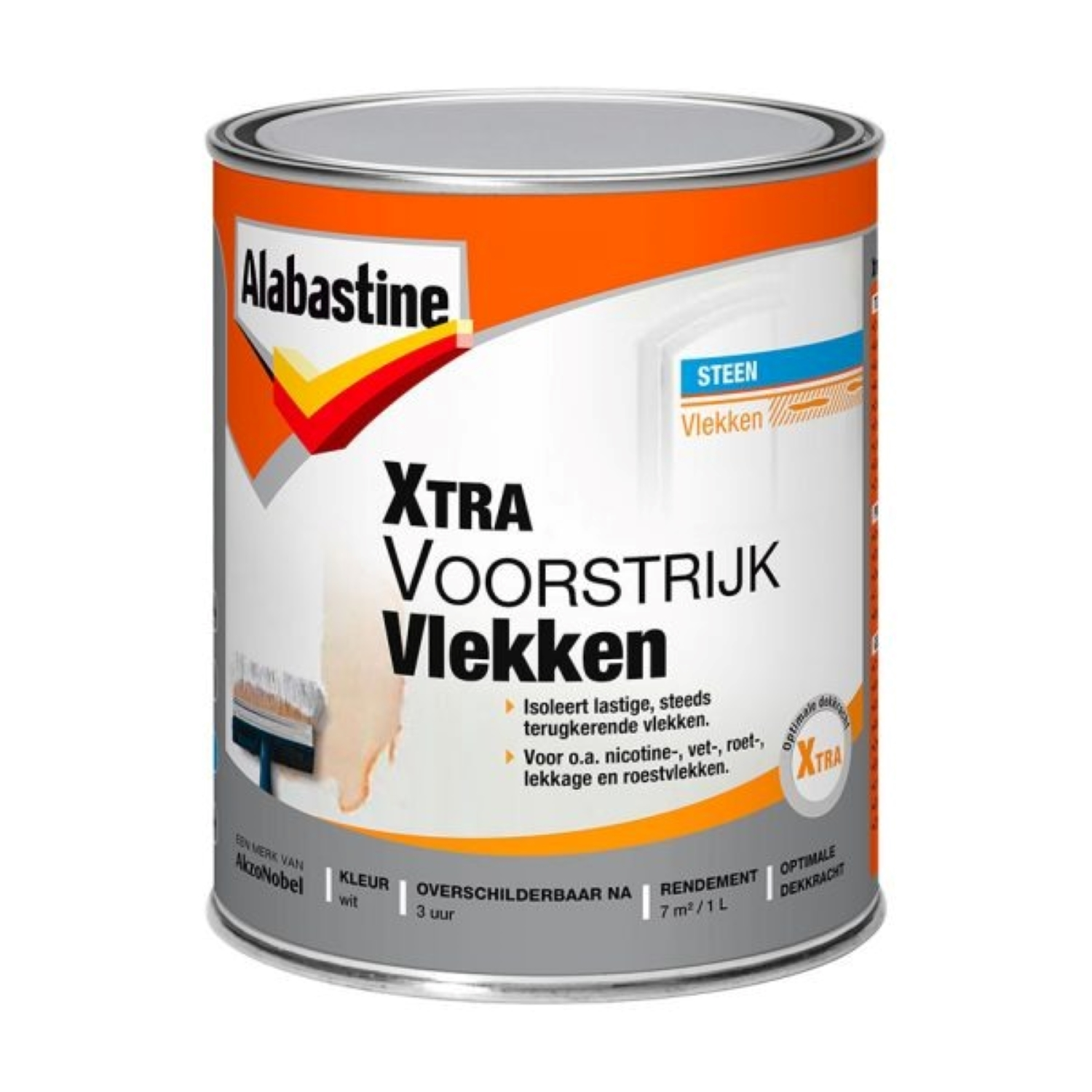 Alabastine Xtra Voorstrijk Vlekken - Wit - 1L-image