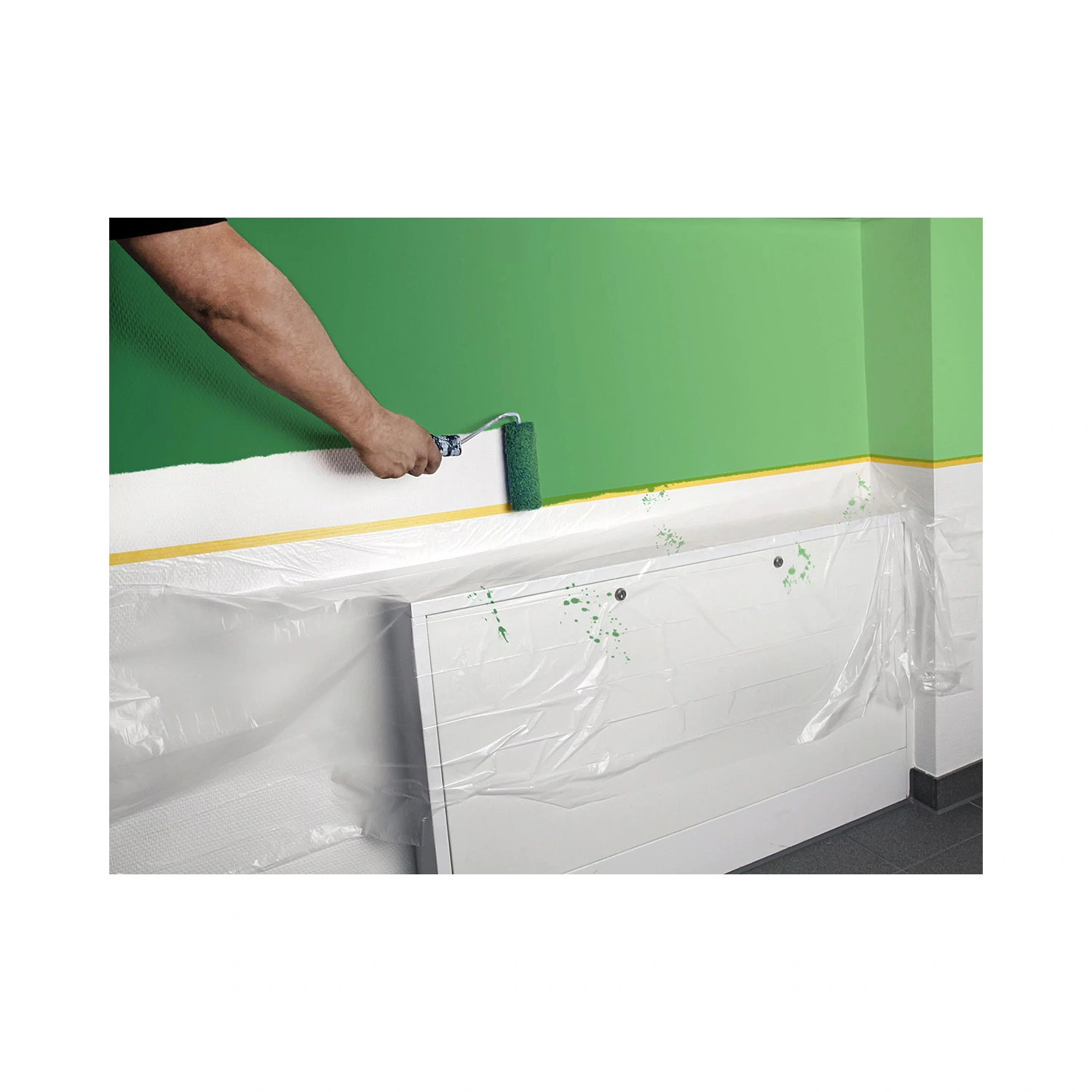 Duck Tape 110-02 Ruban fin avec film de protection
