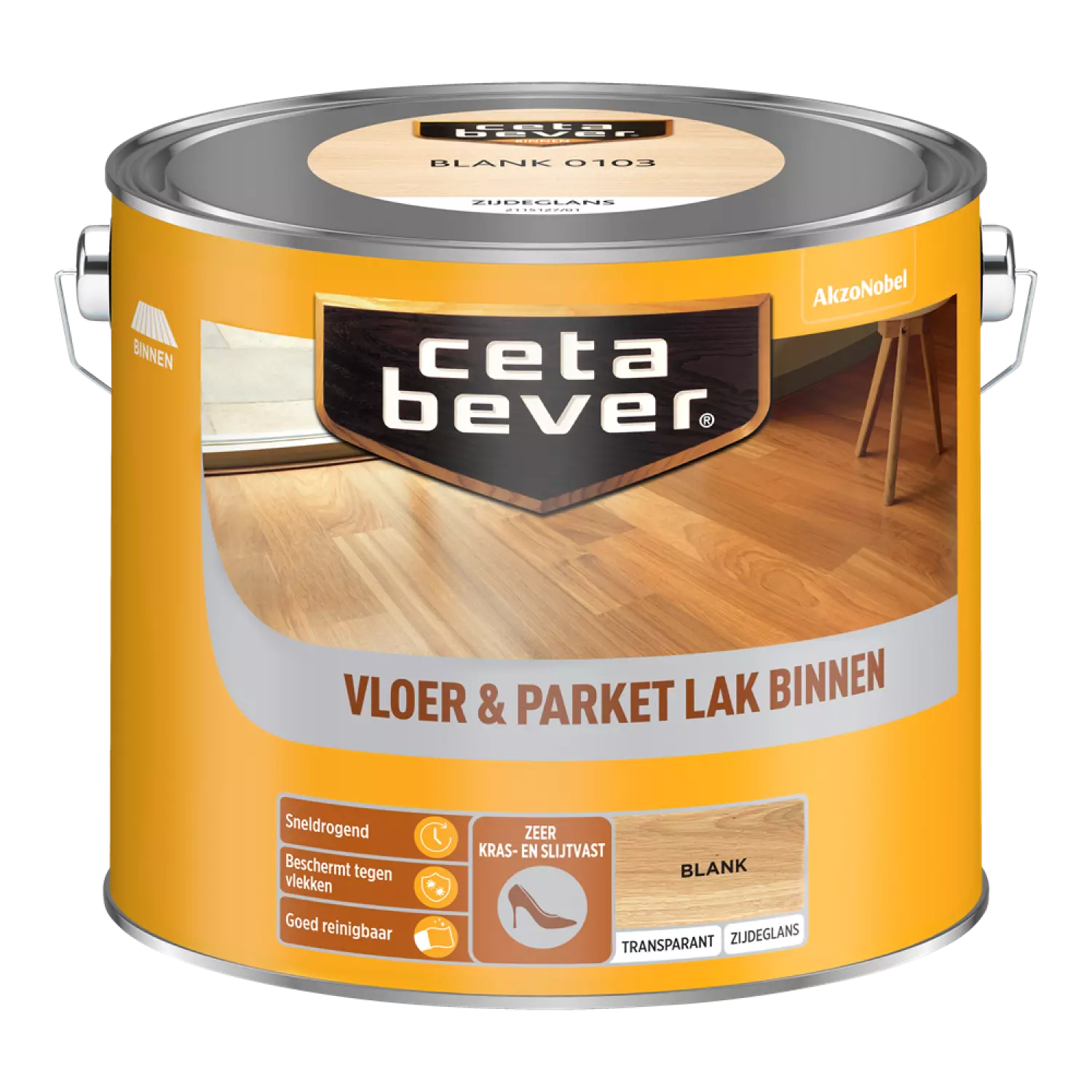 Cetabever Vloer- & Parketlak Transparant - Blank - 2,5L-image