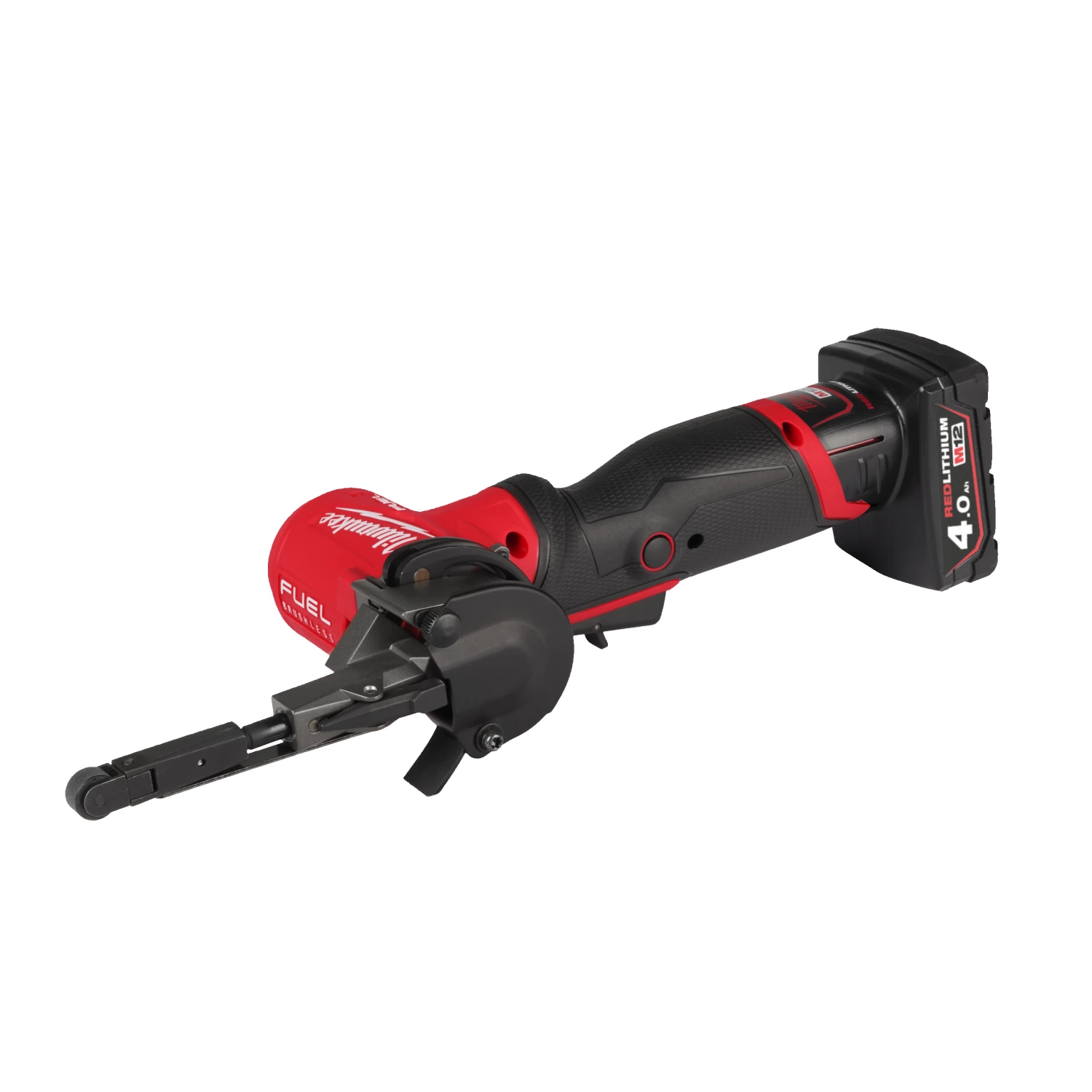 Milwaukee M12 FBFL10-402B FUEL™ bandvijl (2x 4.0 Ah accu) in transporttas - 10mm-image