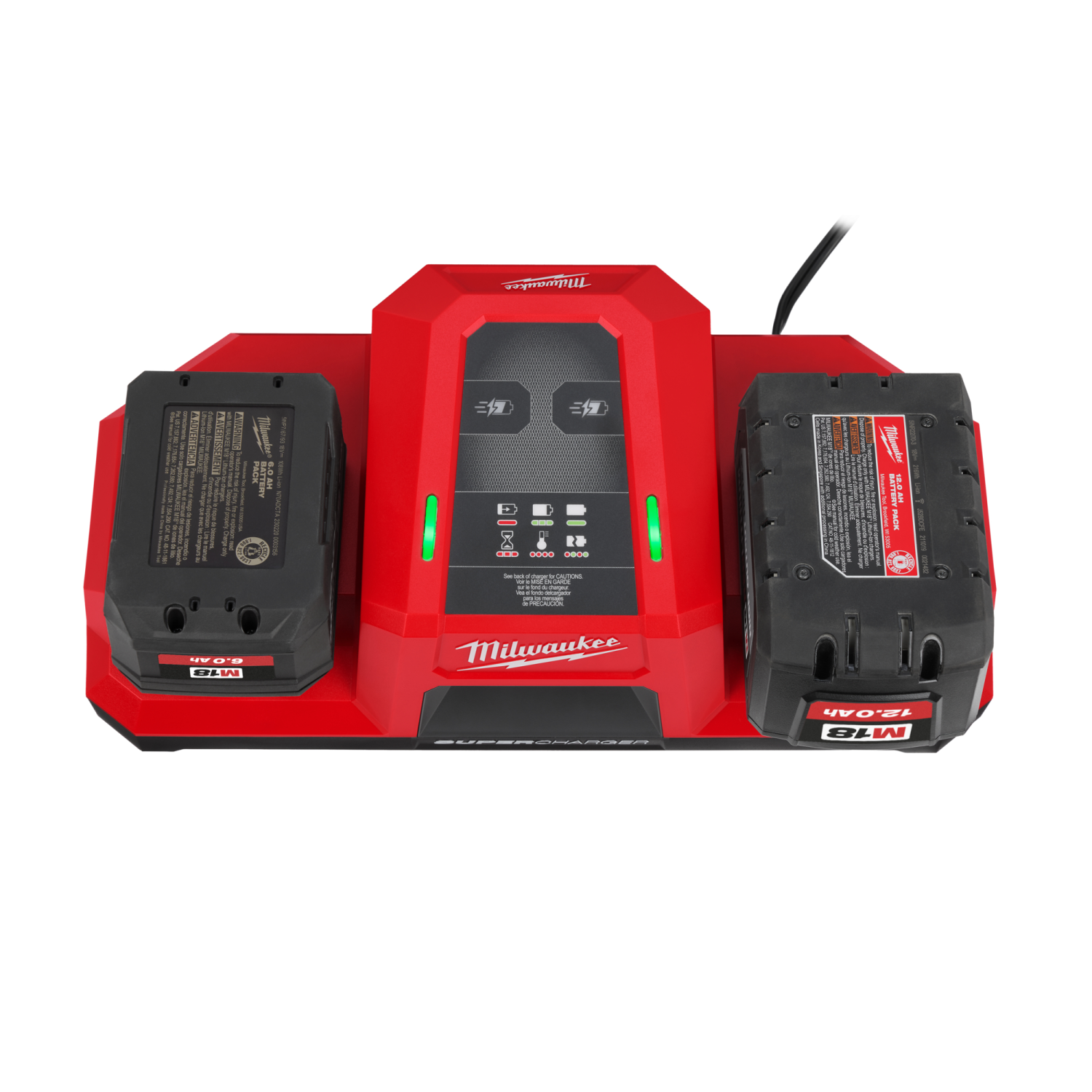 Milwaukee M18 DBSC 18V Li-ion accu mobiele superlader-duo-image