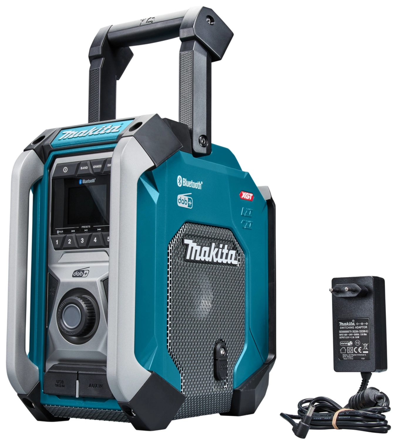 Makita MR007GZ XGT / LXT / CXT Bouwradio - FM - DAB/DAB+ - Bluetooth - met gratis Makita WK T-Shirt - Maat XL-image