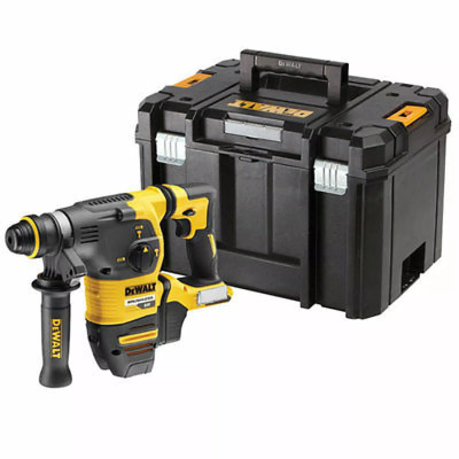 DeWALT DCH333NT Marteau SDS-plus sans fil 18V/54V XR Flexvolt Li-Ion (machine seule) dans TSTAK - 3,5 J - moteur brushless-image