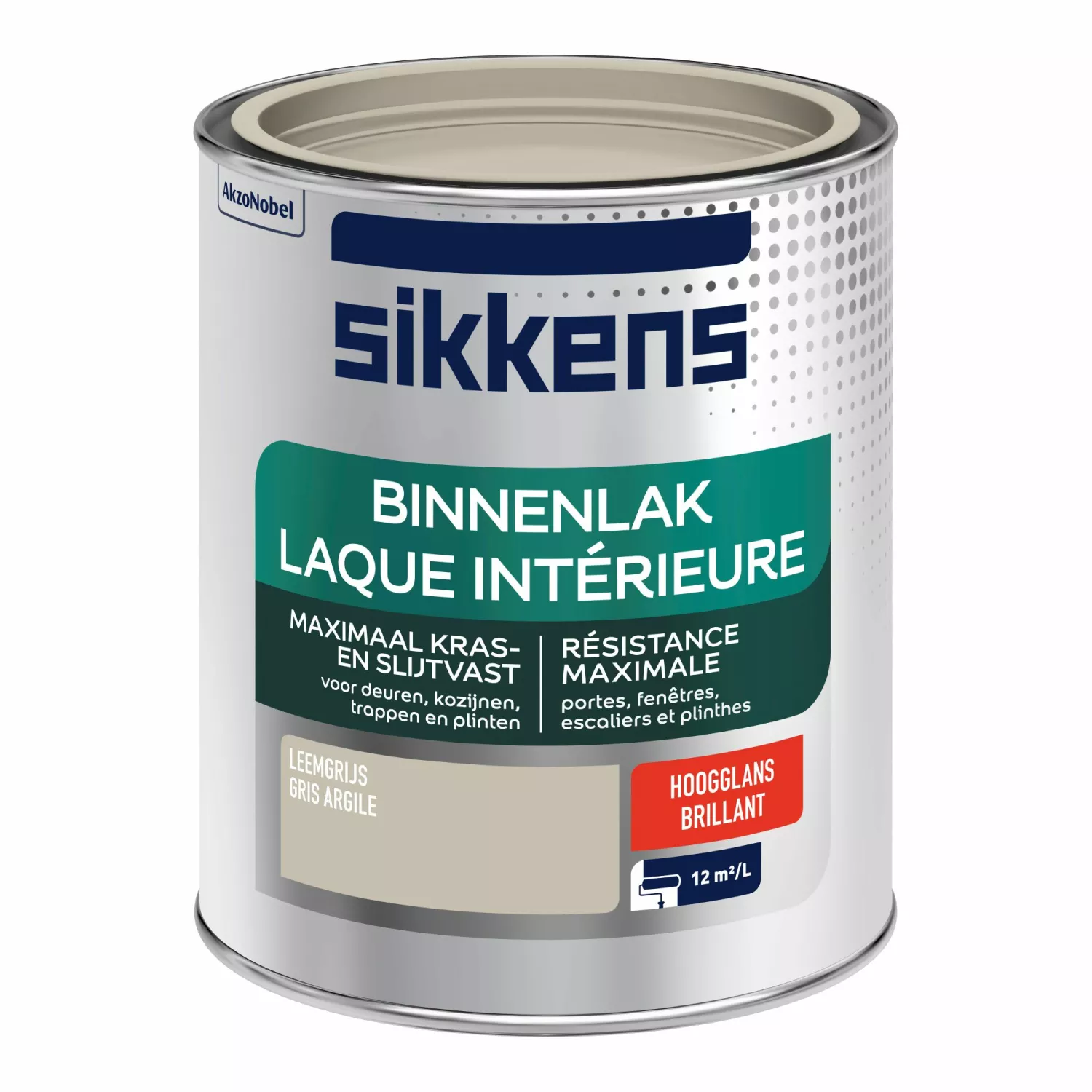 Sikkens Binnenlak Hoogglans - Leemgrijs - 0,75L-image