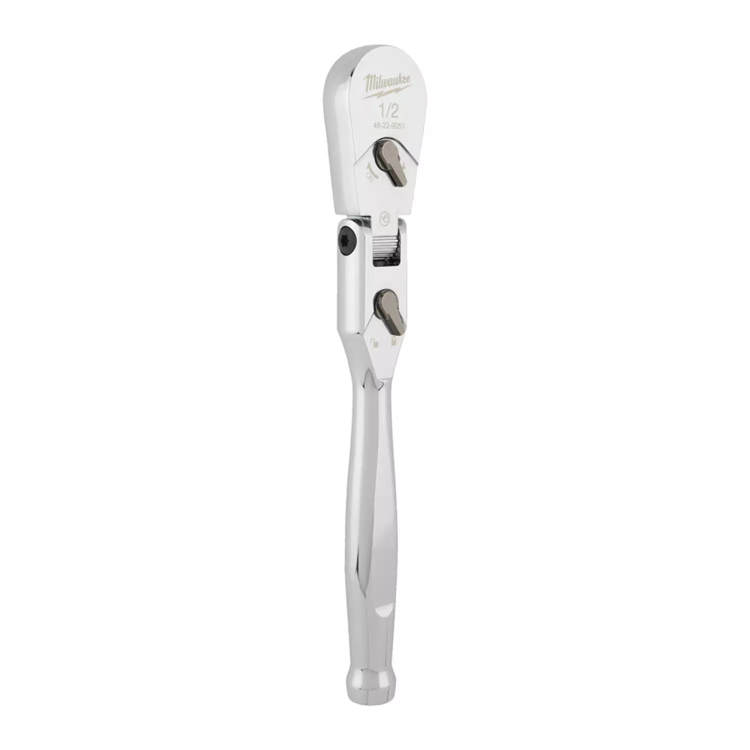 Milwaukee 4932479655 Cliquet réversible 1/2" - tête flexible - 279mm-image