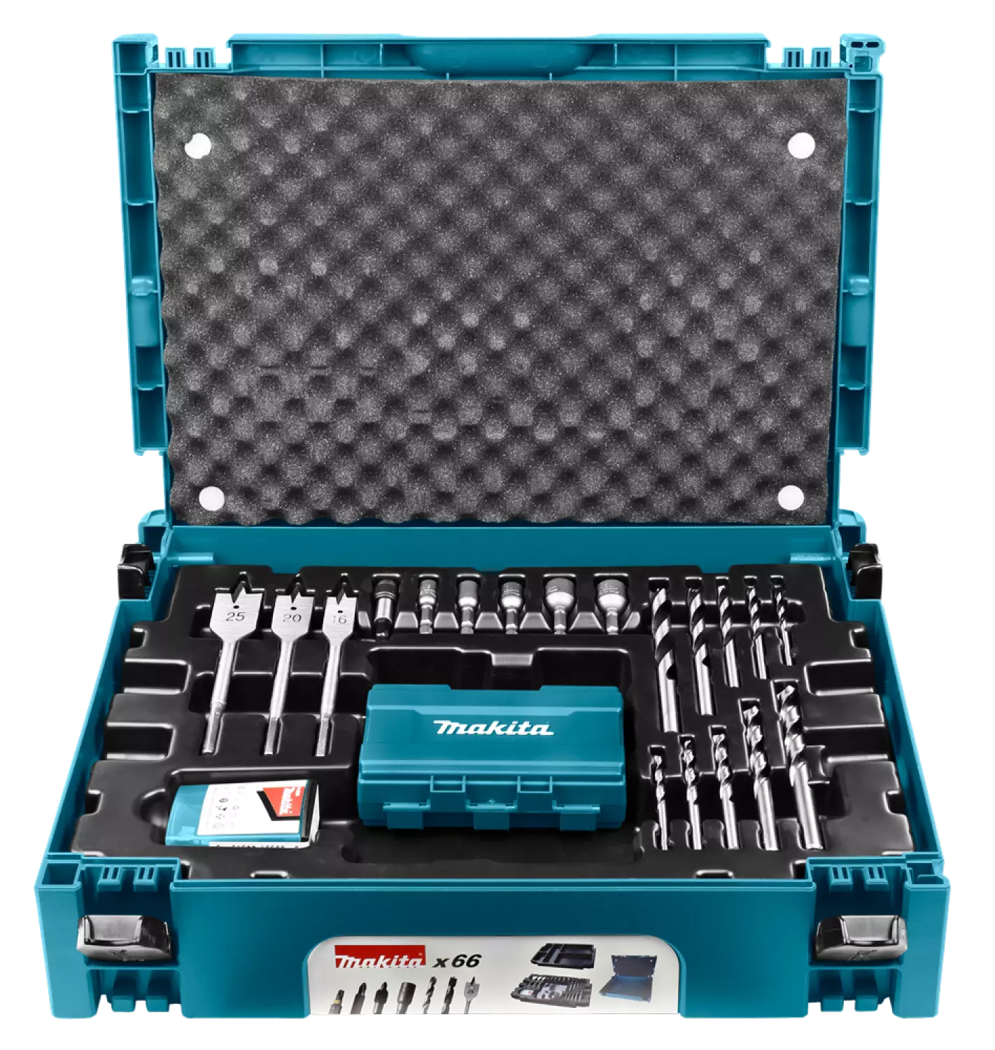 Makita B-43044 - Coffret ensemble accessoires 66 pièces en coffret MAKPAC-image