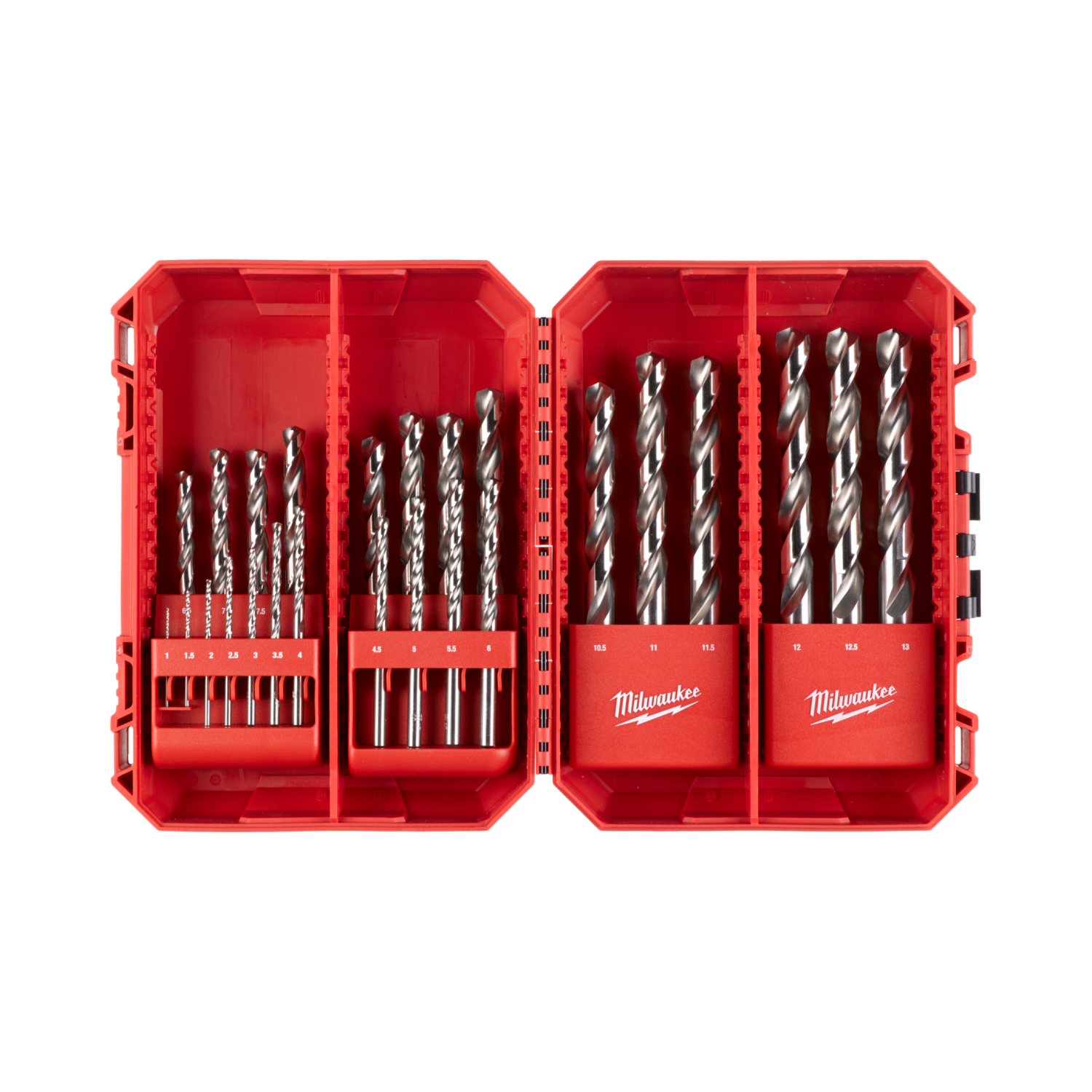 Milwaukee 4932493870 25-delige HSS-Ground Metaaborenset 1-13mm - Thunderweb - in Packout-image