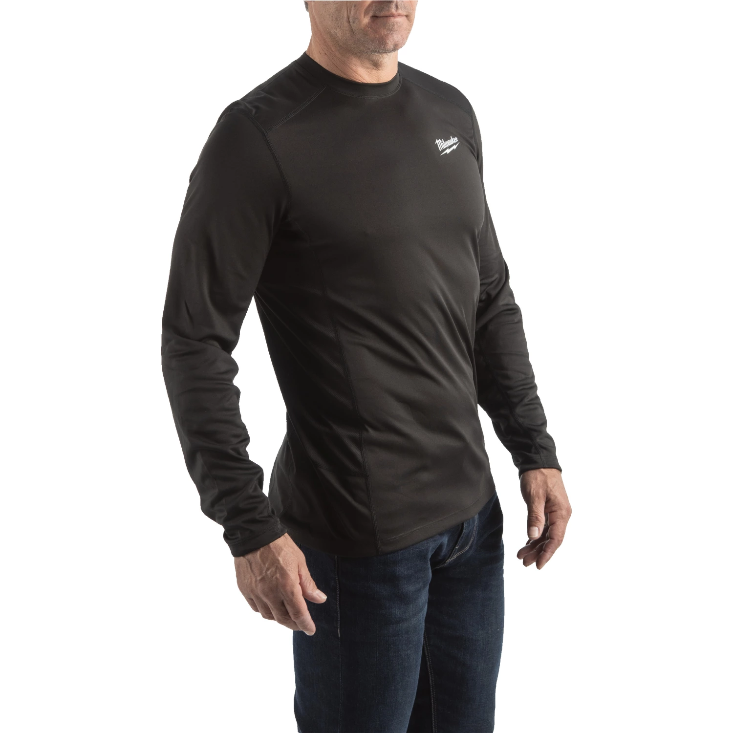 Milwaukee WORKSKIN™ performance shirt met lange mouwen voor warm weer - zwart - S-image