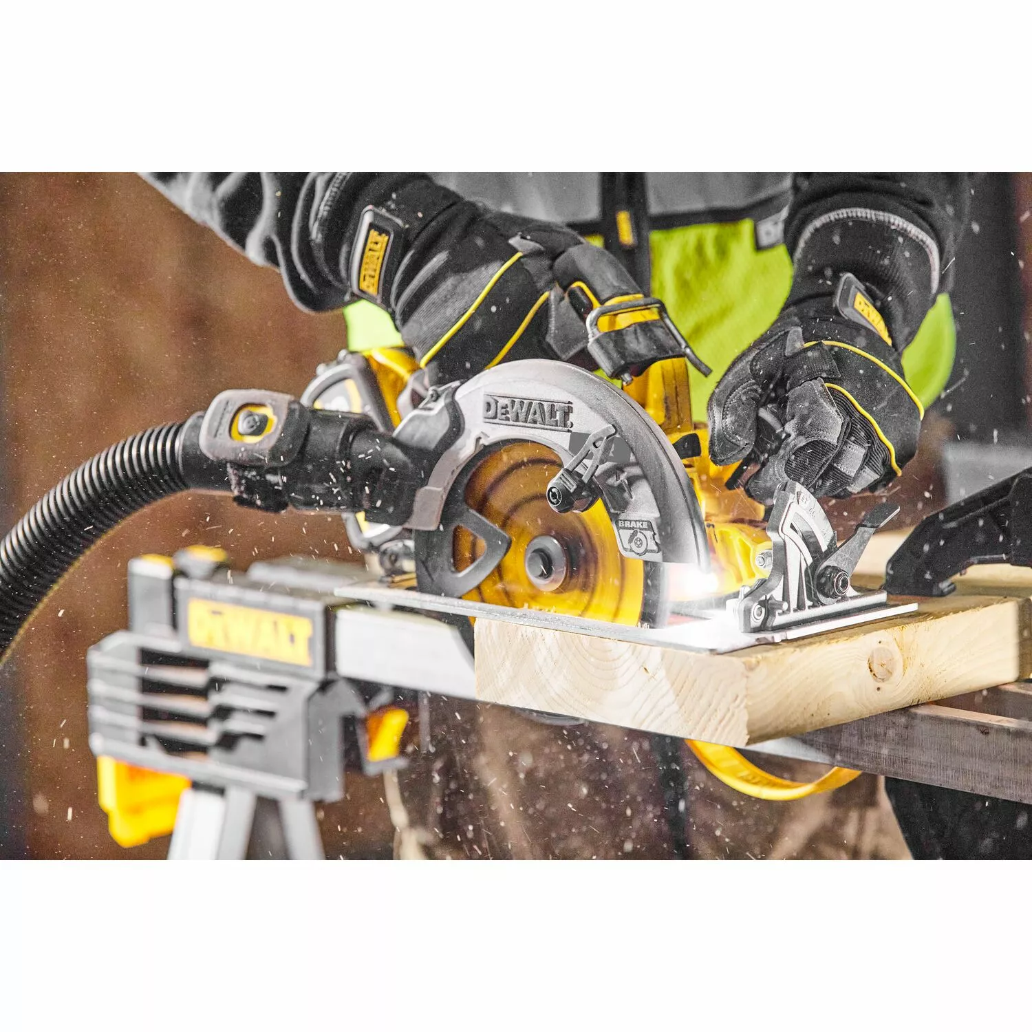 DeWALT DCS573NT-XJ 18V Li-ion FlexVolt Accu Cirkelzaag body in TSTAK koffer - 190 mm-image