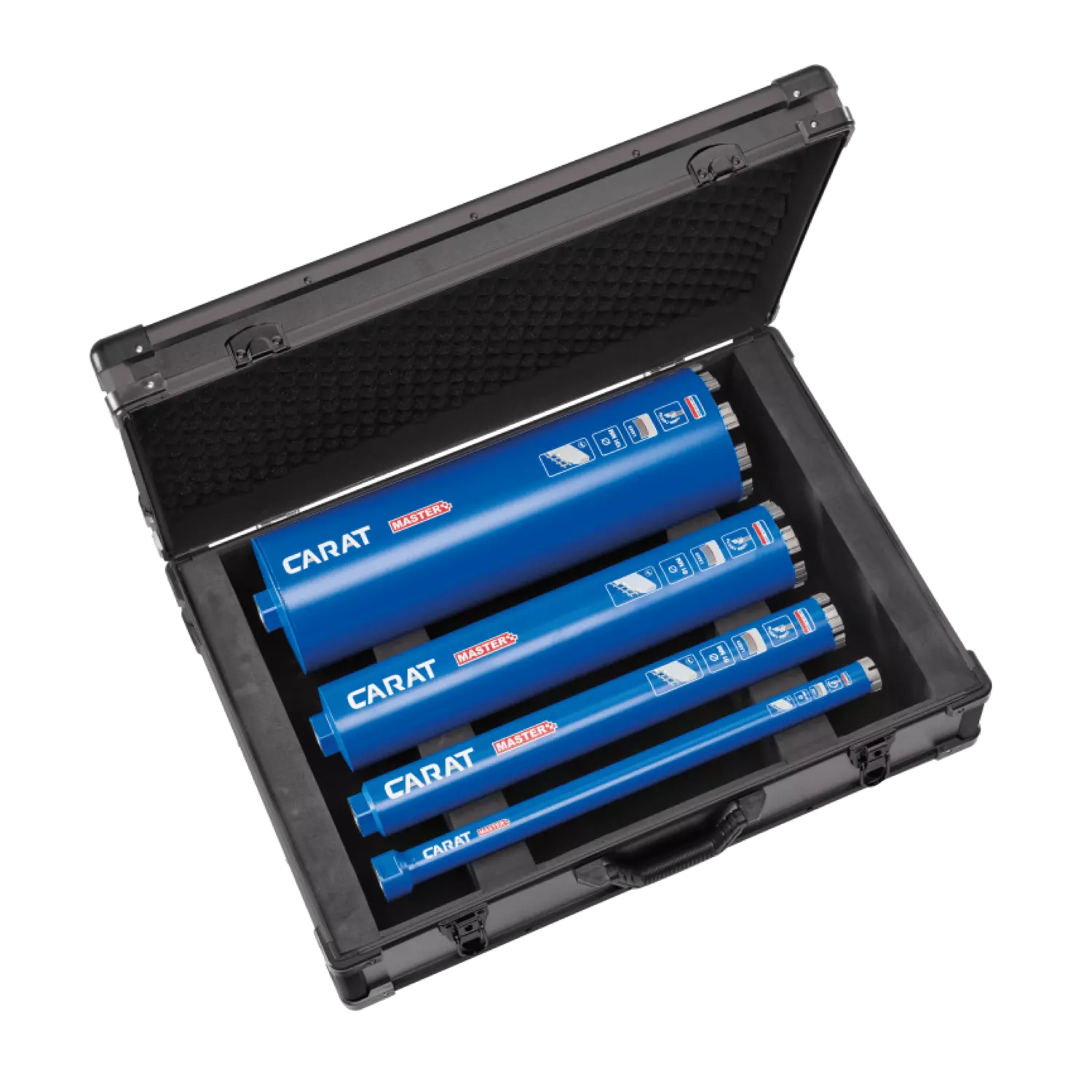 Carat A-2100 Diamantboormachine incl. 4 diamantboren in koffer-image