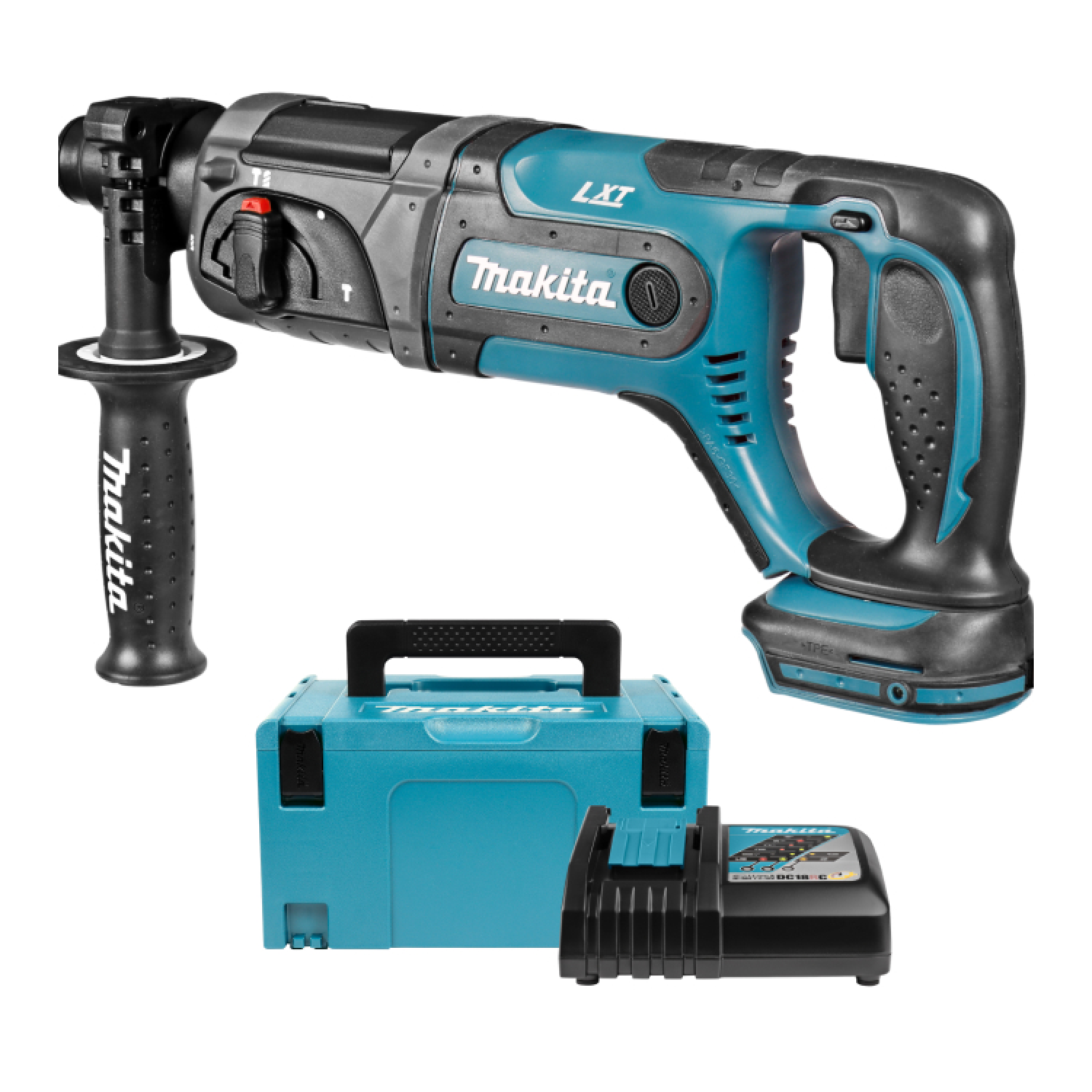 Makita DHR241RMJ Perforateur burineur sans-fil - 18V Li-ion - SDS-plus - Kit (2x 4,0 Ah) - MAKPAC-image