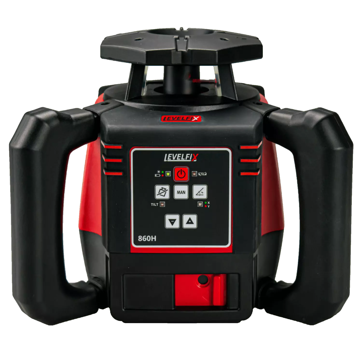 Levelfix 860H Kit laser rotatif avec récepteur dans un boîtier - rouge - 800 m - IP67-image