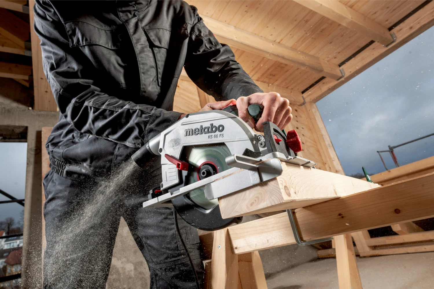 Metabo KS 66 FS-M Cirkelzaag in MetaBox incl. geleiderail - 1500W - 190mm-image