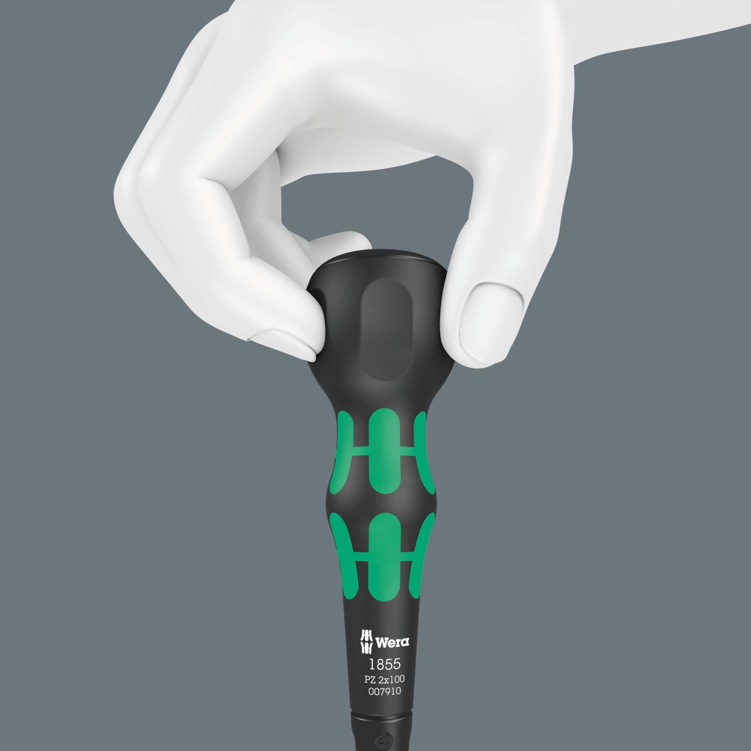 Wera 05007910001 1850 PH Kraftform Ball-Grip Kruiskopschroevendraaier werkplaatskling - PZ 2 x 100 mm-image