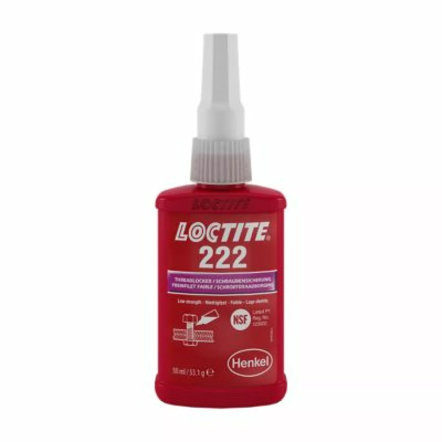 LOCTITE 222 - Schroefdraadborgmiddel - lage sterkte-image